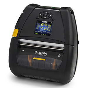 Vista frontal de la impresora móvil RFID ZQ630