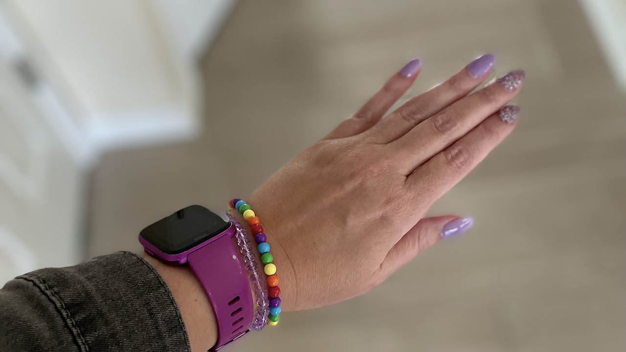 Janesa Dohme's Pride bracelet