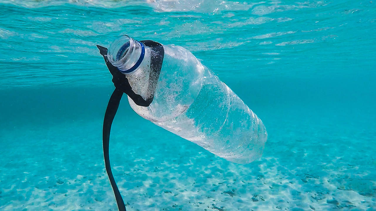 Plastic in the ocean