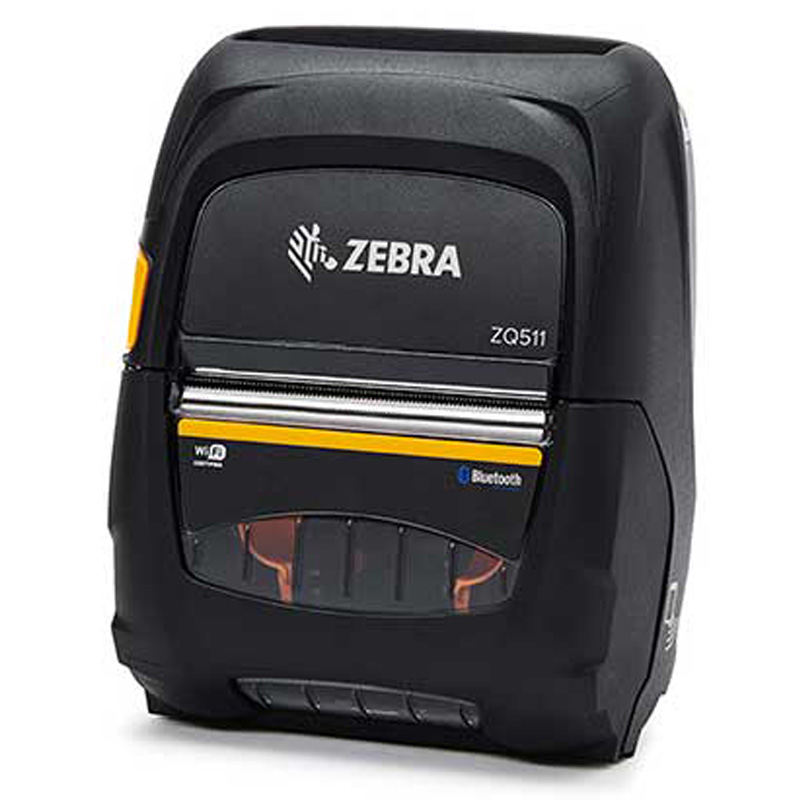 left facing view of Zebra ZQ511 mobile printer