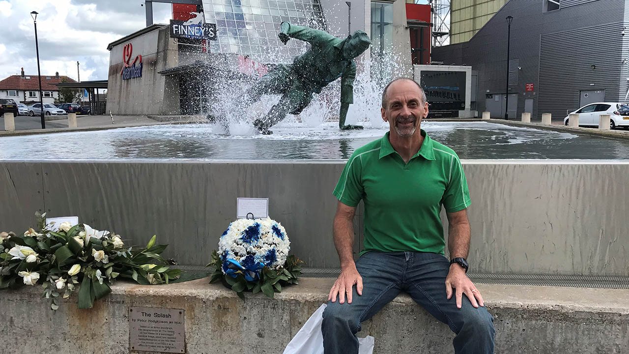 Gene Hofer at Deepdale Stadium in Preston, UK