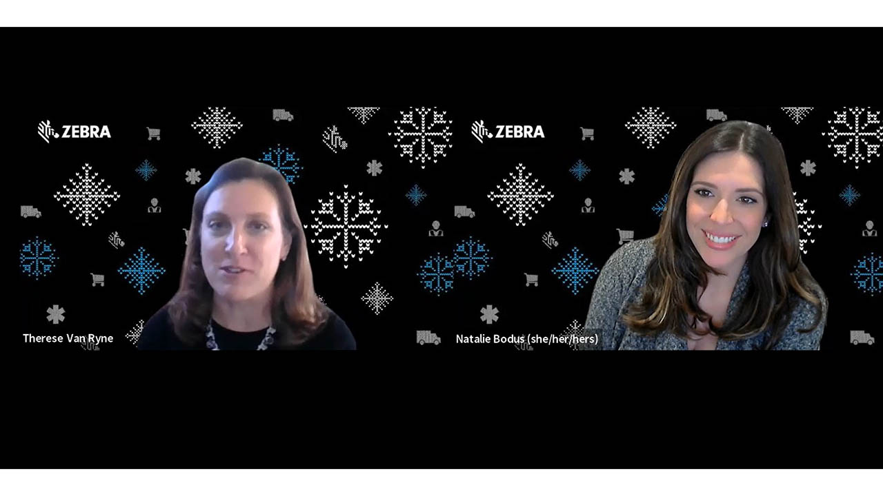 Therese Van Ryne and Natalie Bodus of Zebra Technologies