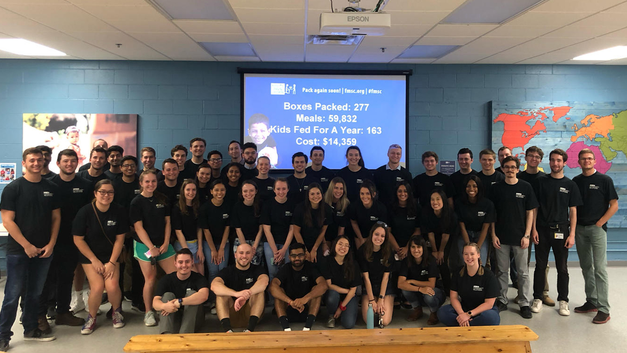 Members of Zebra’s 2019 Summer Class of Interns volunteered with “Feed My Starving Children” as part of the #50HourChallenge