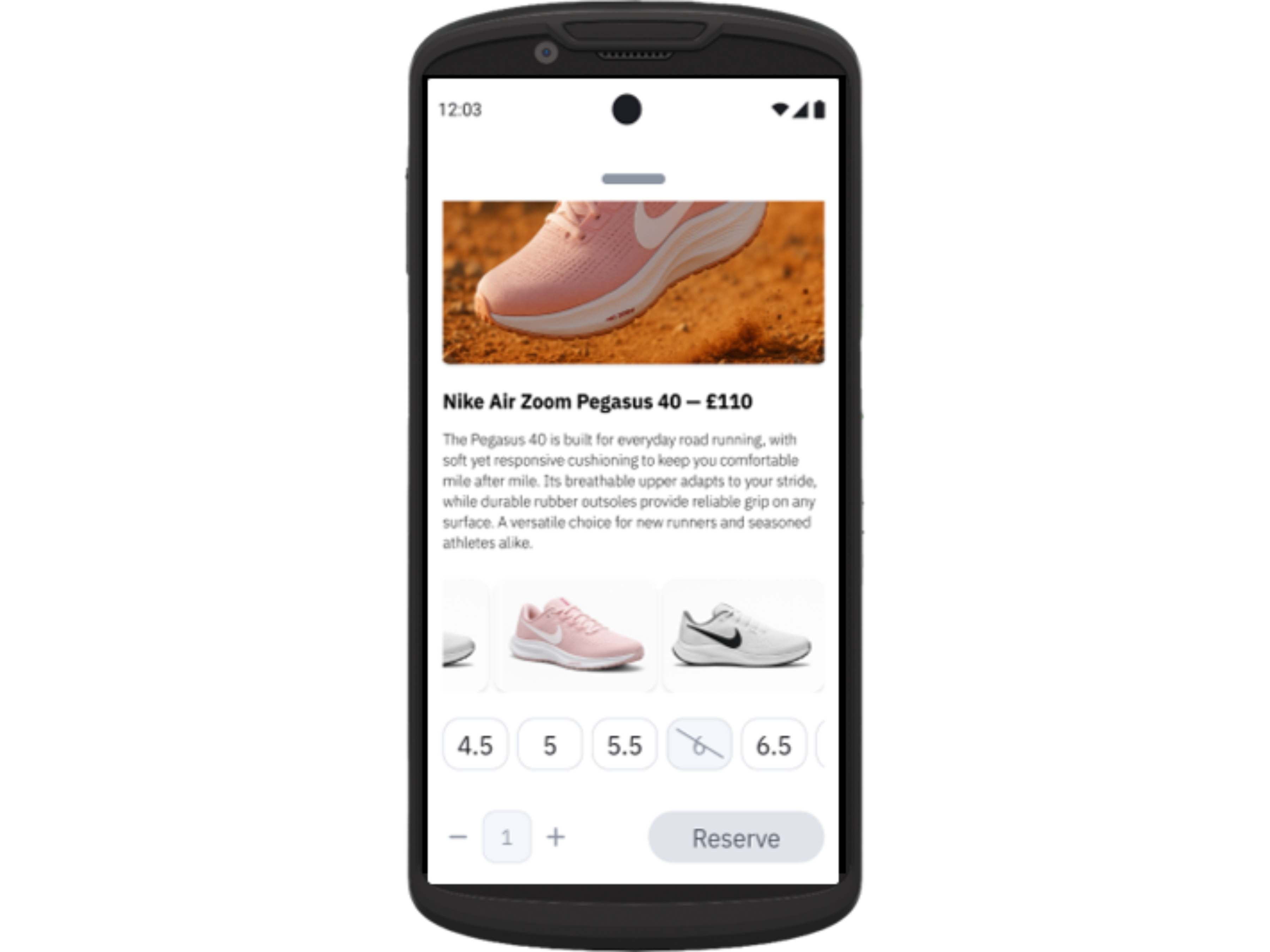 Zebra Companion Sales Agent Screenshot on Device