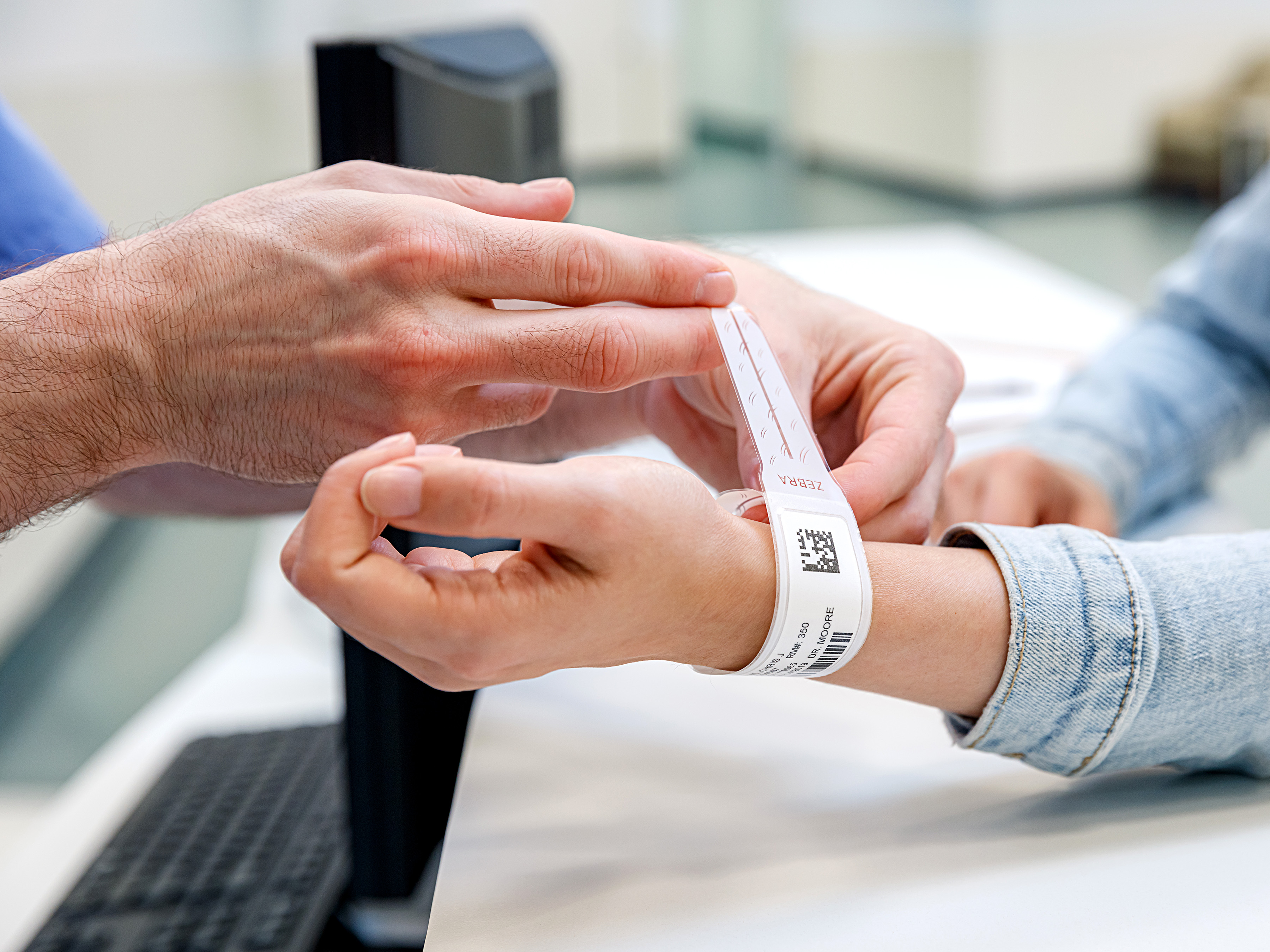 Healthcare Admissions Wristband Application