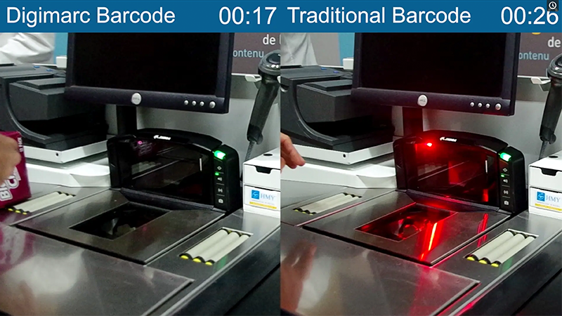 A side-by-side photo of grocery scanners