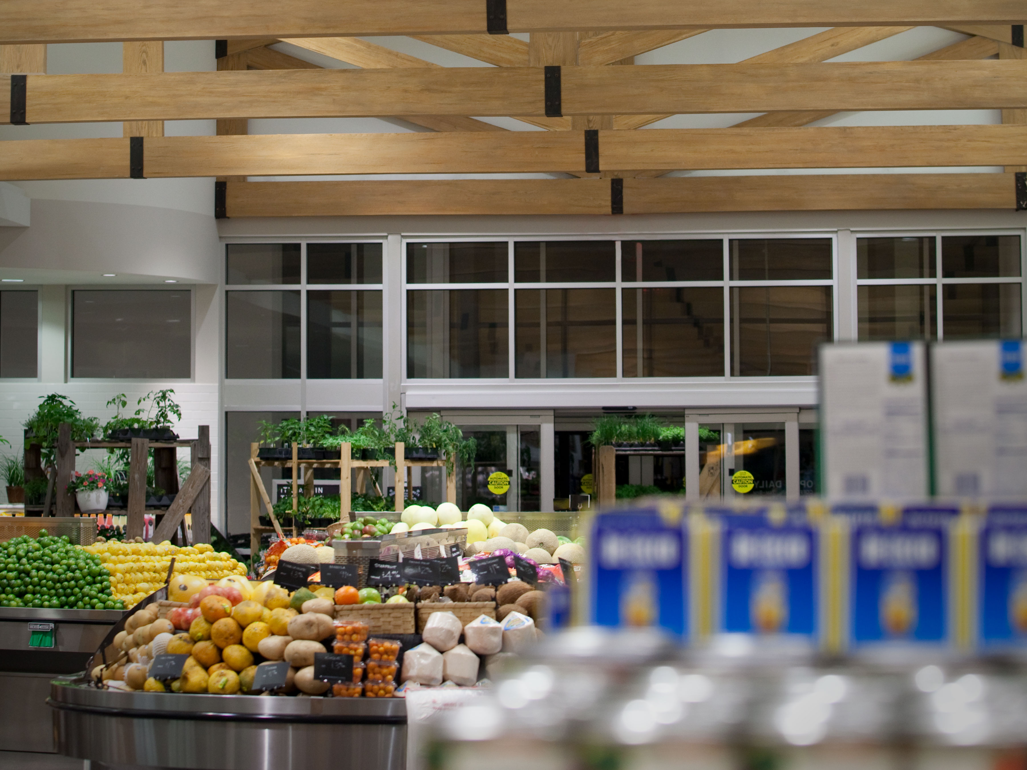 Inside of a grocery store