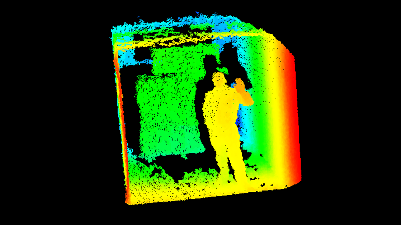 An image created using 3D sensors