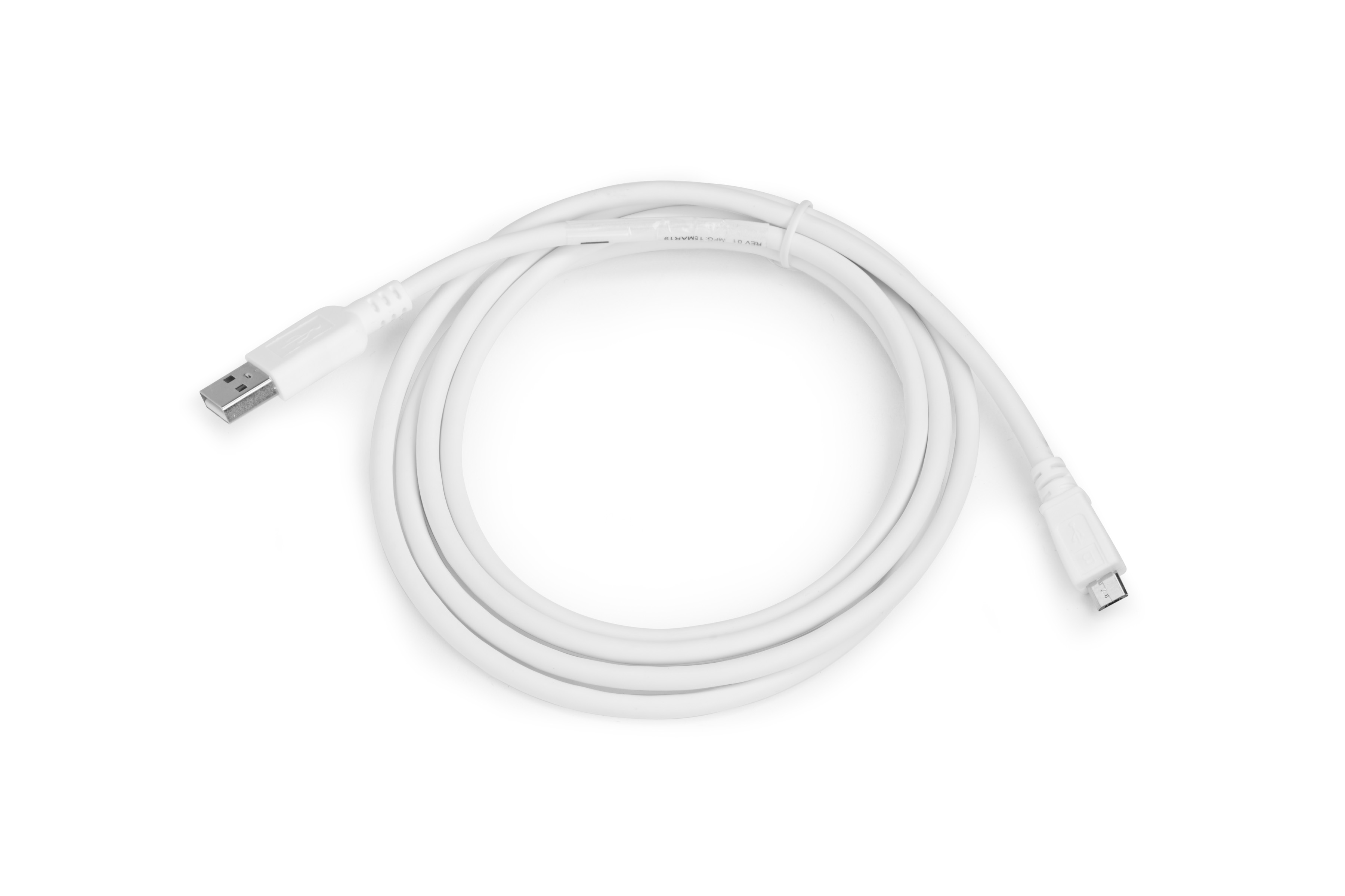 Long USB Cable White 3:2