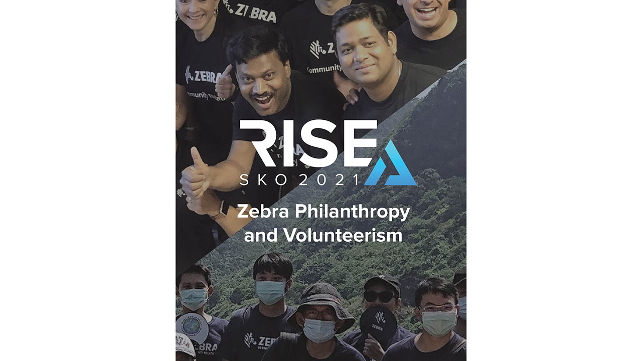 The Zebra RISE SKO 2021 logo