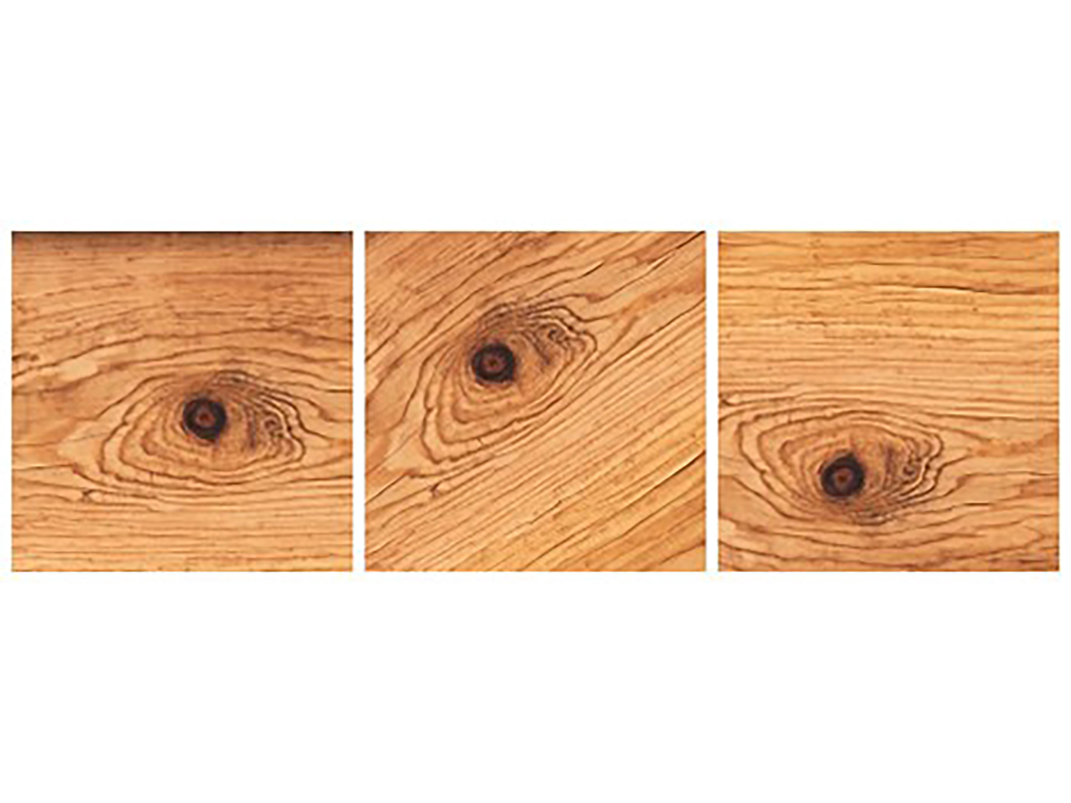 An example of a bad training dataset. The same defect (wood knot) was captured a couple of time, with only its rotation or positioning slightly changed. To teach a deep learning model to identify such defect, training dataset must include images of many different types of wood knots.