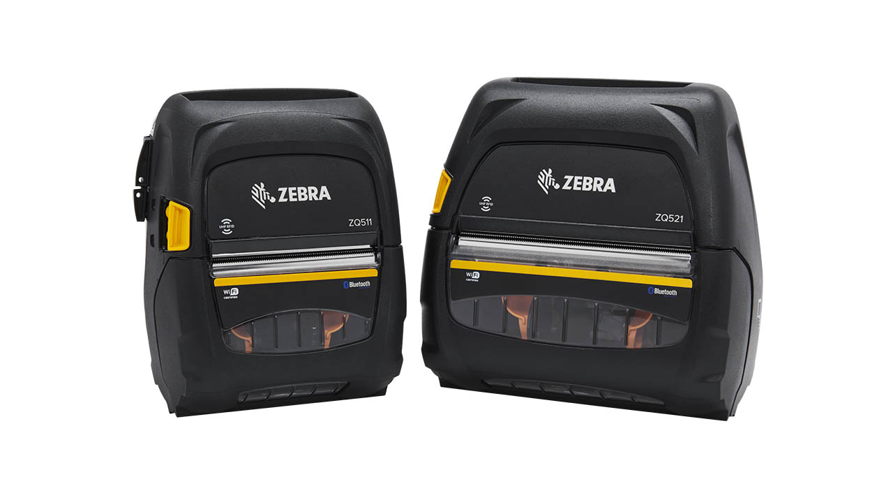The Zebra ZQ511 and ZQ521 rugged mobile RFID printers