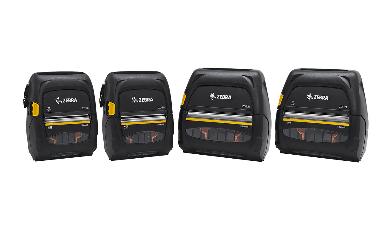 The Zebra ZQ511 and ZQ521 rugged mobile printers