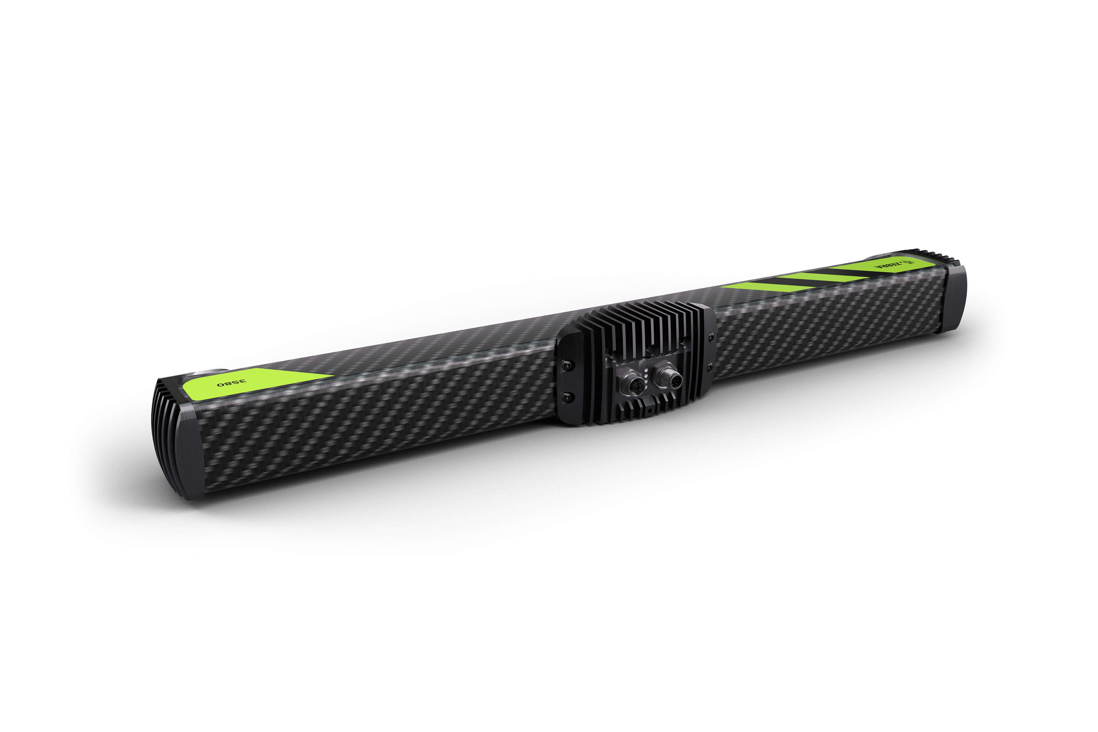 Front Facing Zebra 3s80 3D Sensor in Black and Green