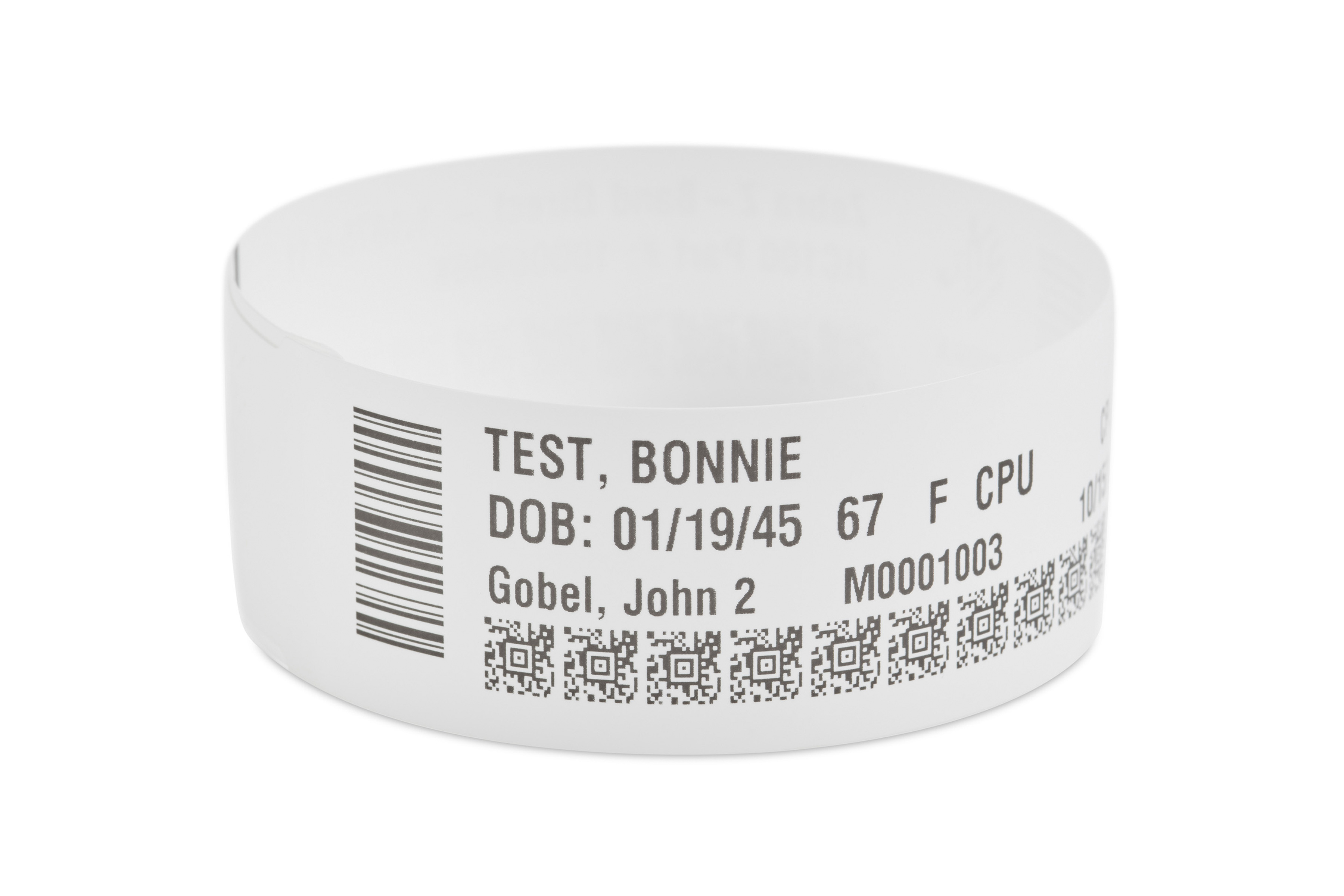 Patient ID Wristband.