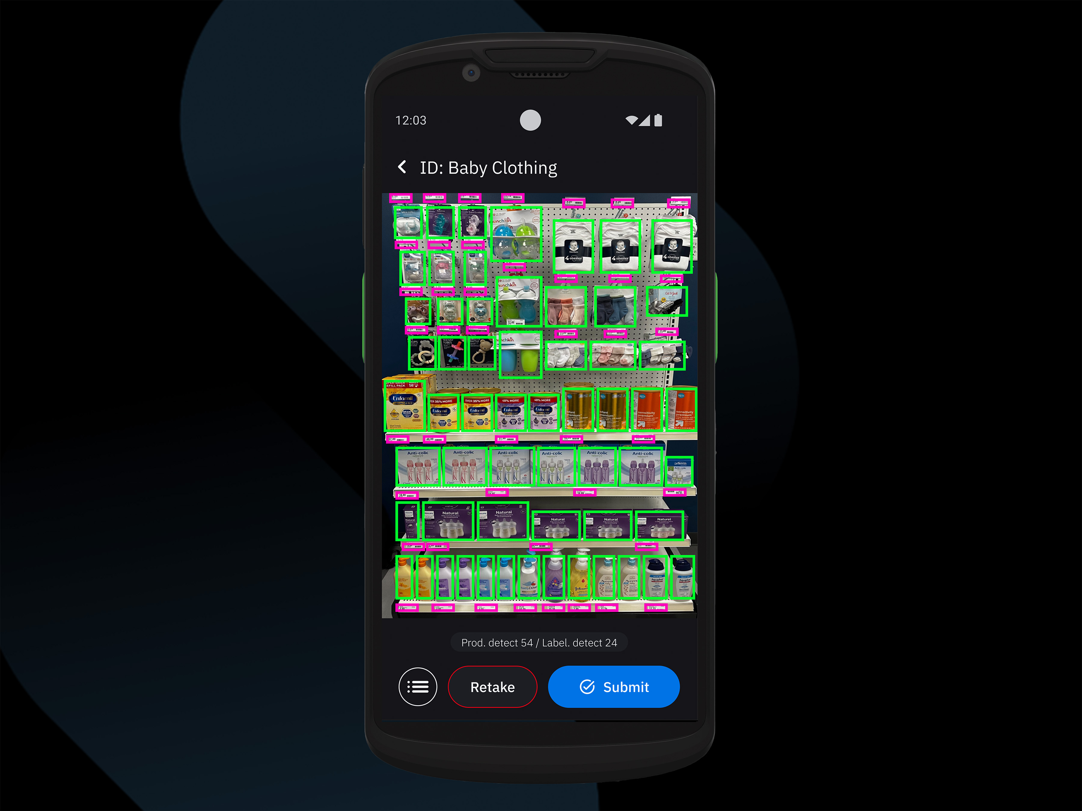Zebra Companion Merchandising Agent Screenshot on Device