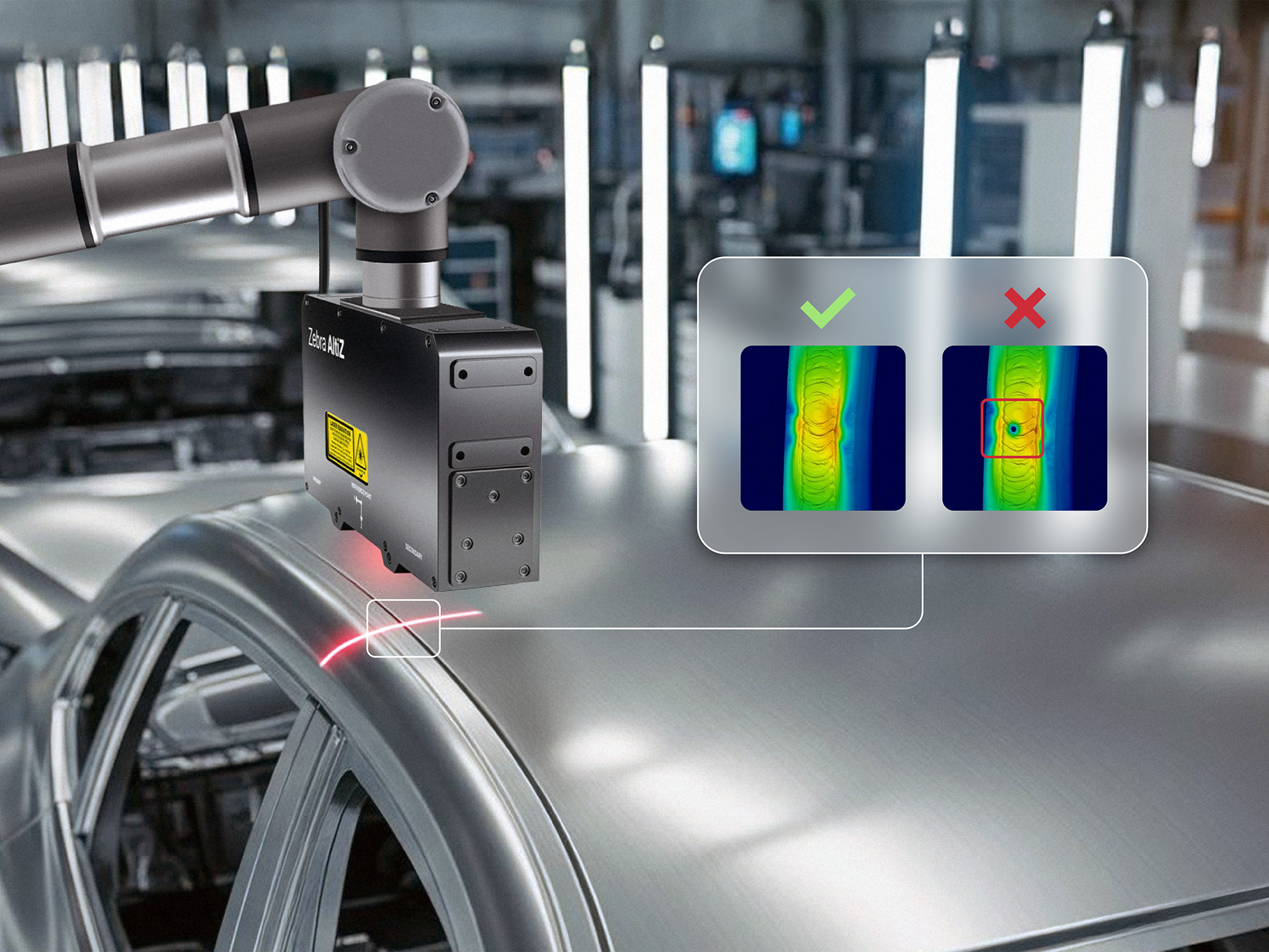 Zebra AltiZ 3D Profiler Photography Website Automotive Weld Seam Inspection 4x3 3600