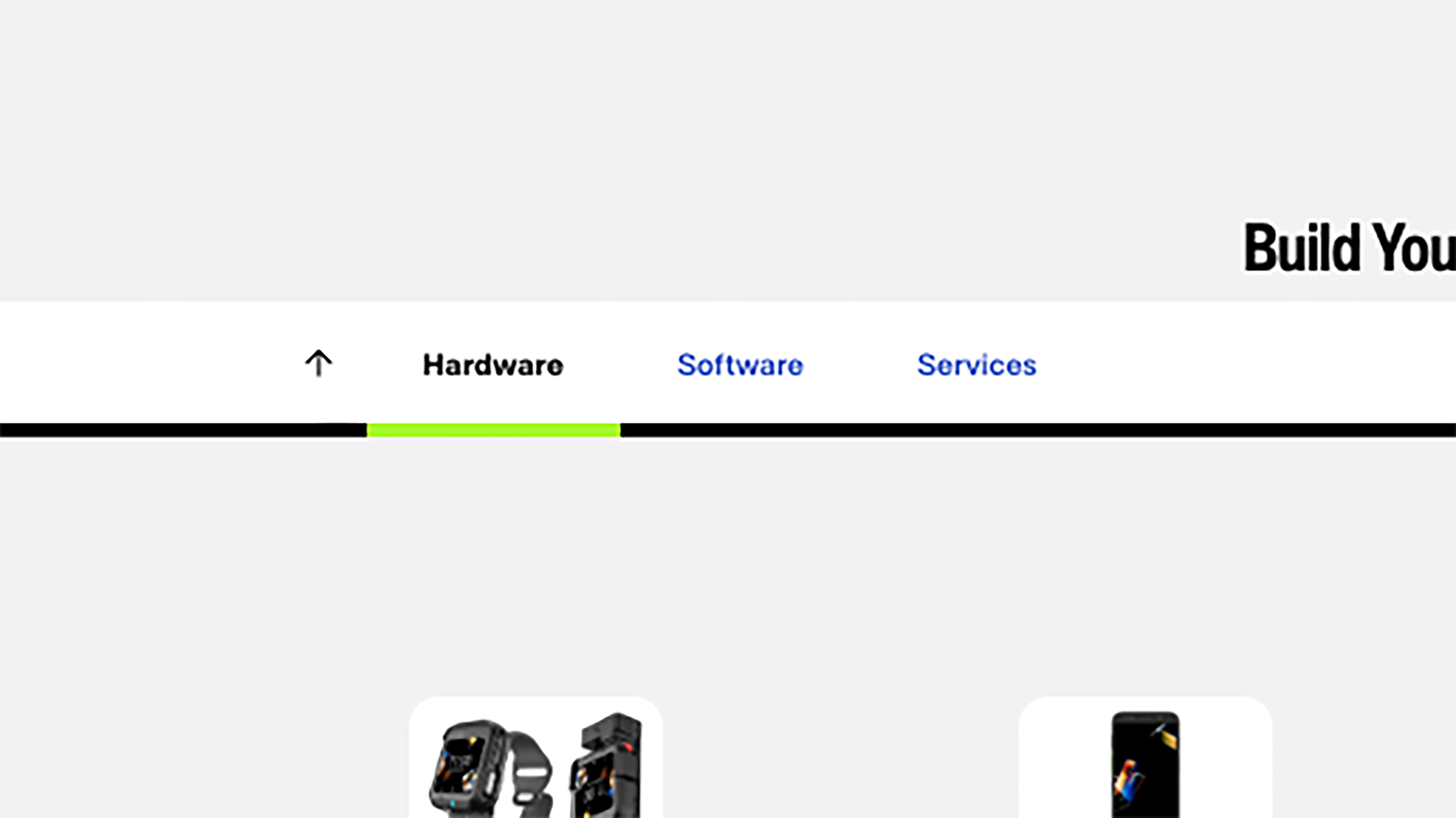 Zebra.com anchor navigation component