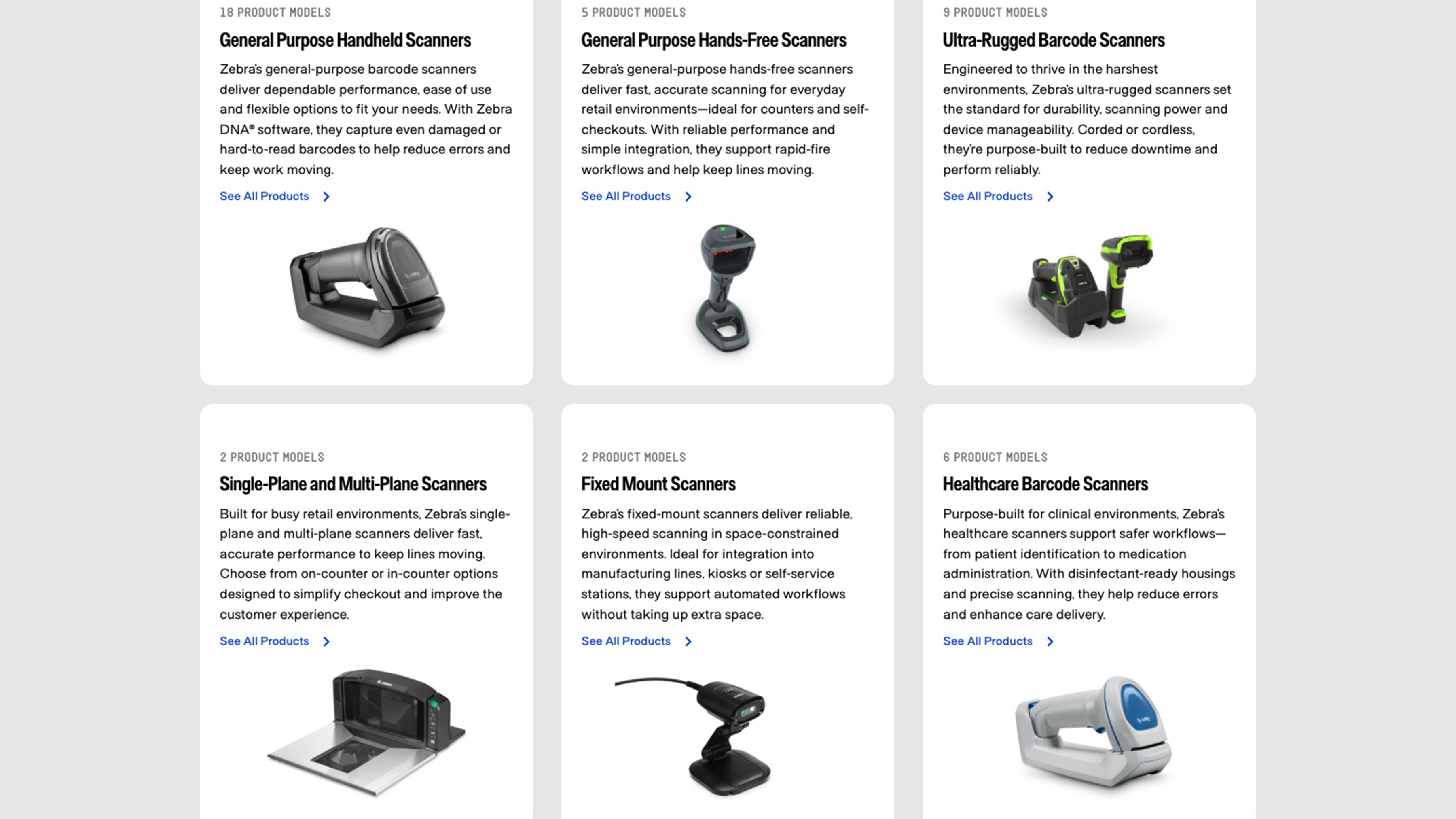 Website component card container