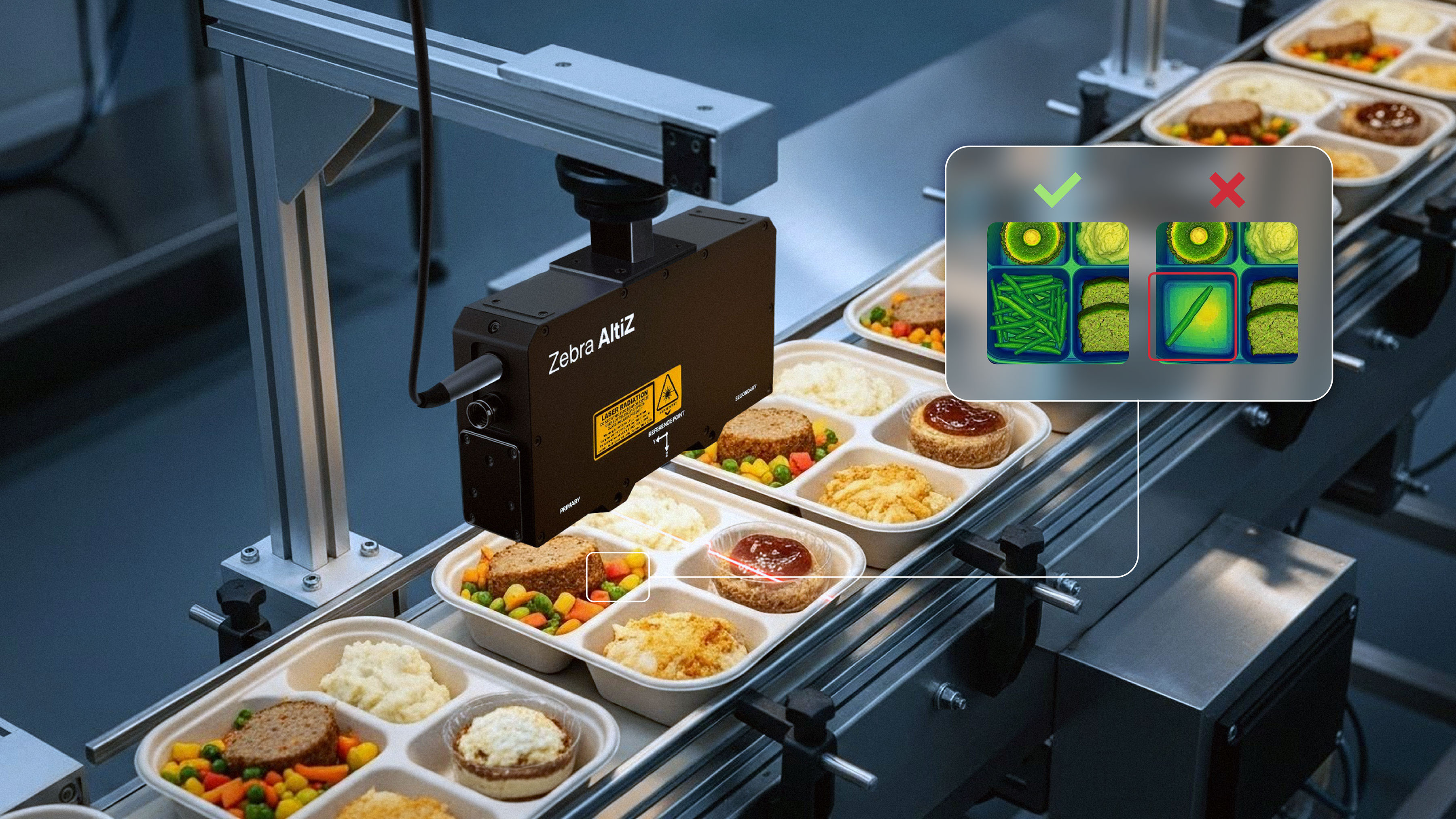 Zebra AltiZ 3D Profiler for Food and Beverage Fill Level