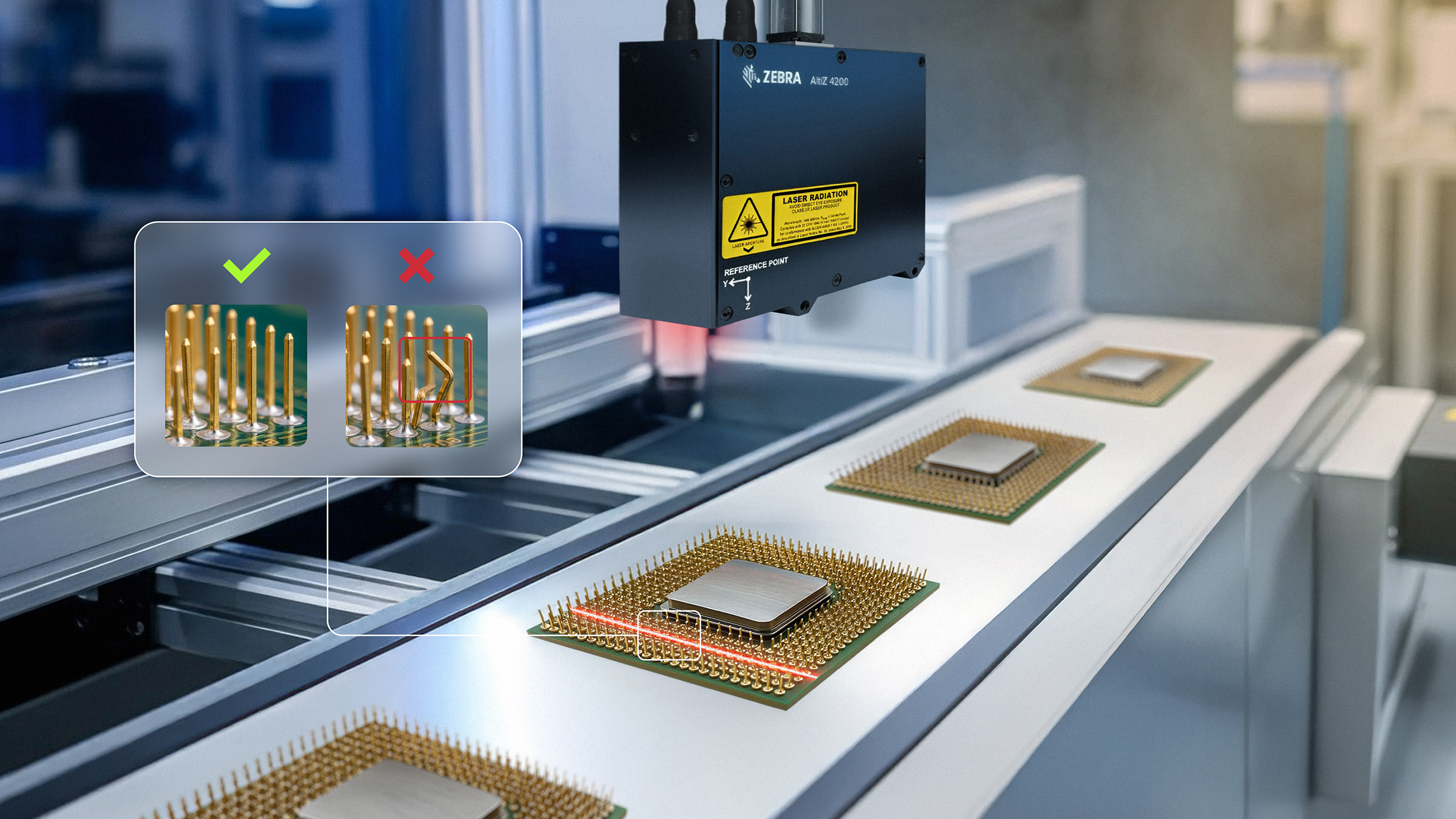 Altiz 4200 Photography Application Scans Semiconductor Pins 16x9 3600