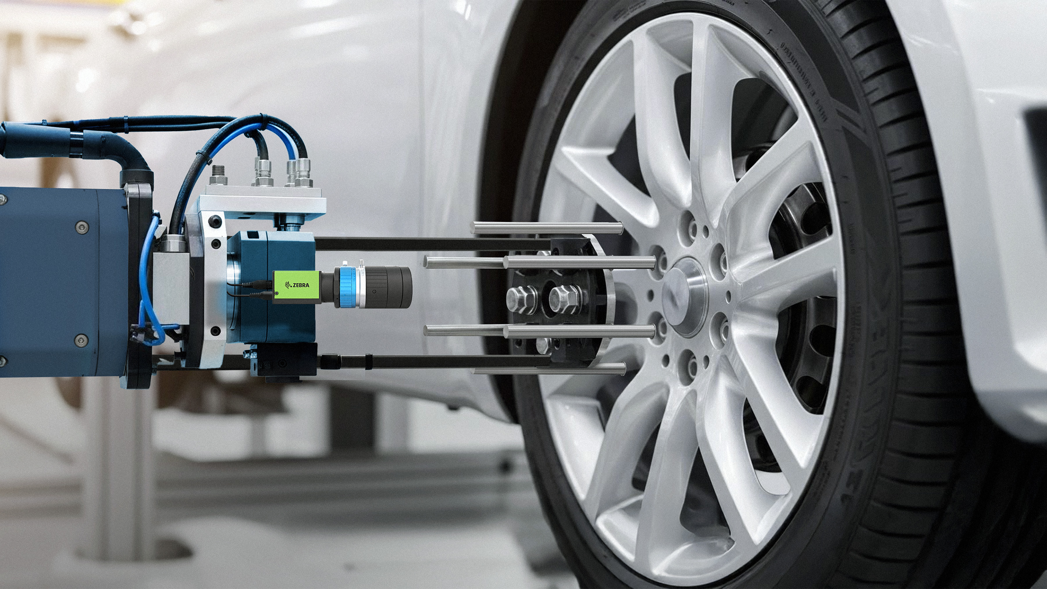 Machine Vision CV60 Photography Website Inspection Automotive Vehicle Wheel 16x9 3600