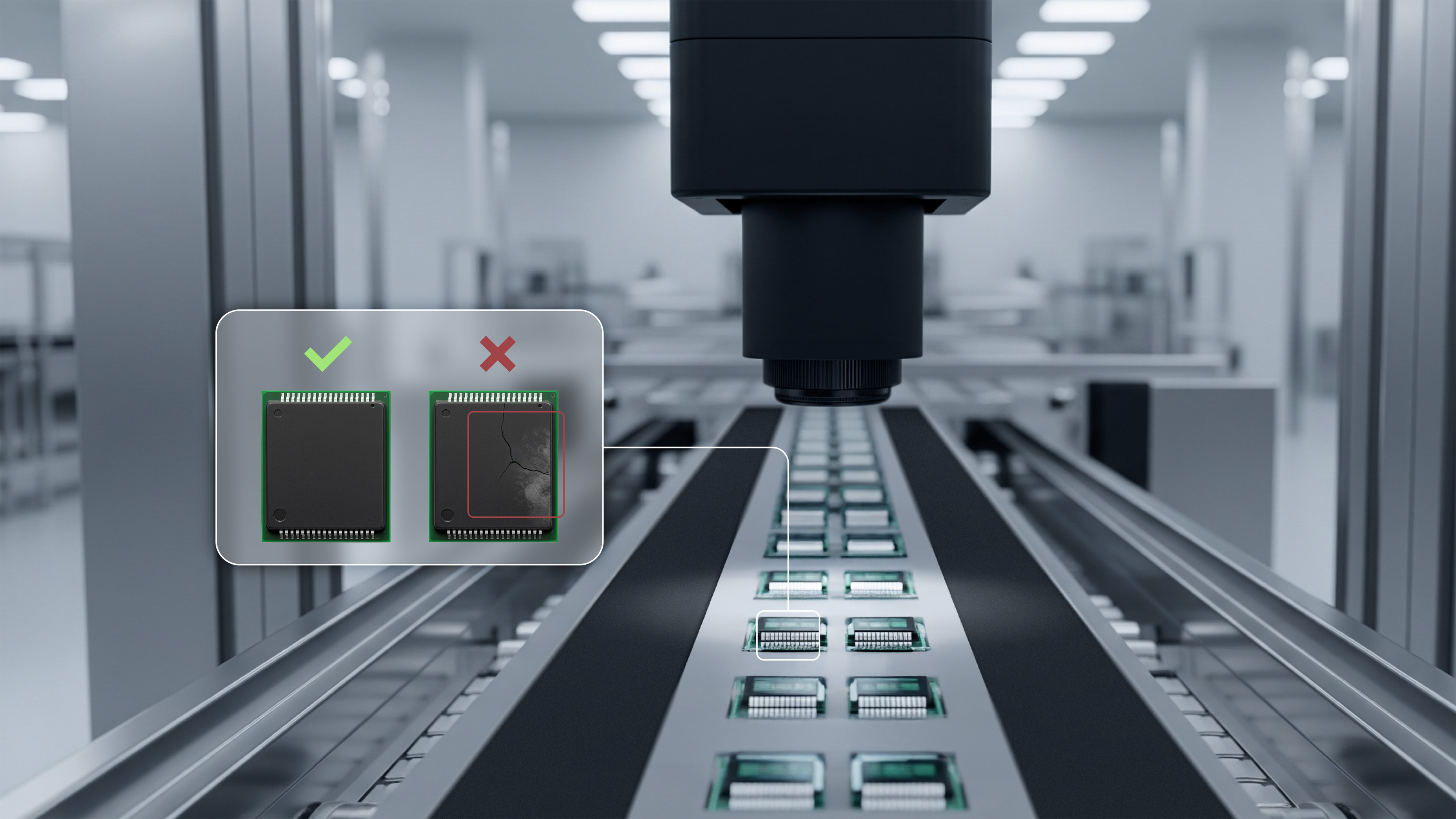 Machine Vision Frame Grabber Photography Website IC Packaging Inspection 16x9 3600