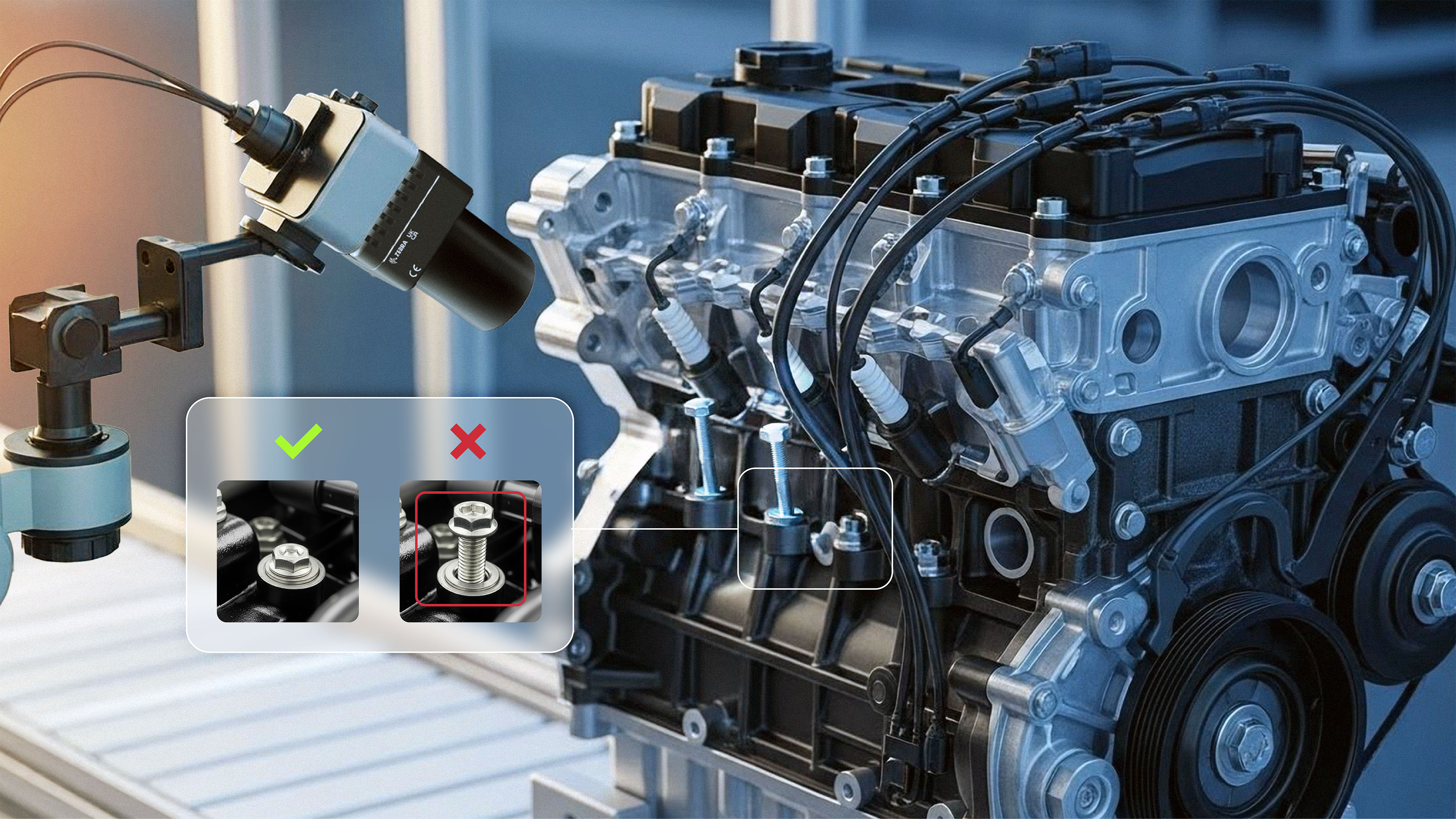 Zebra GTX Smart Camera for Automotive Assembly Verification