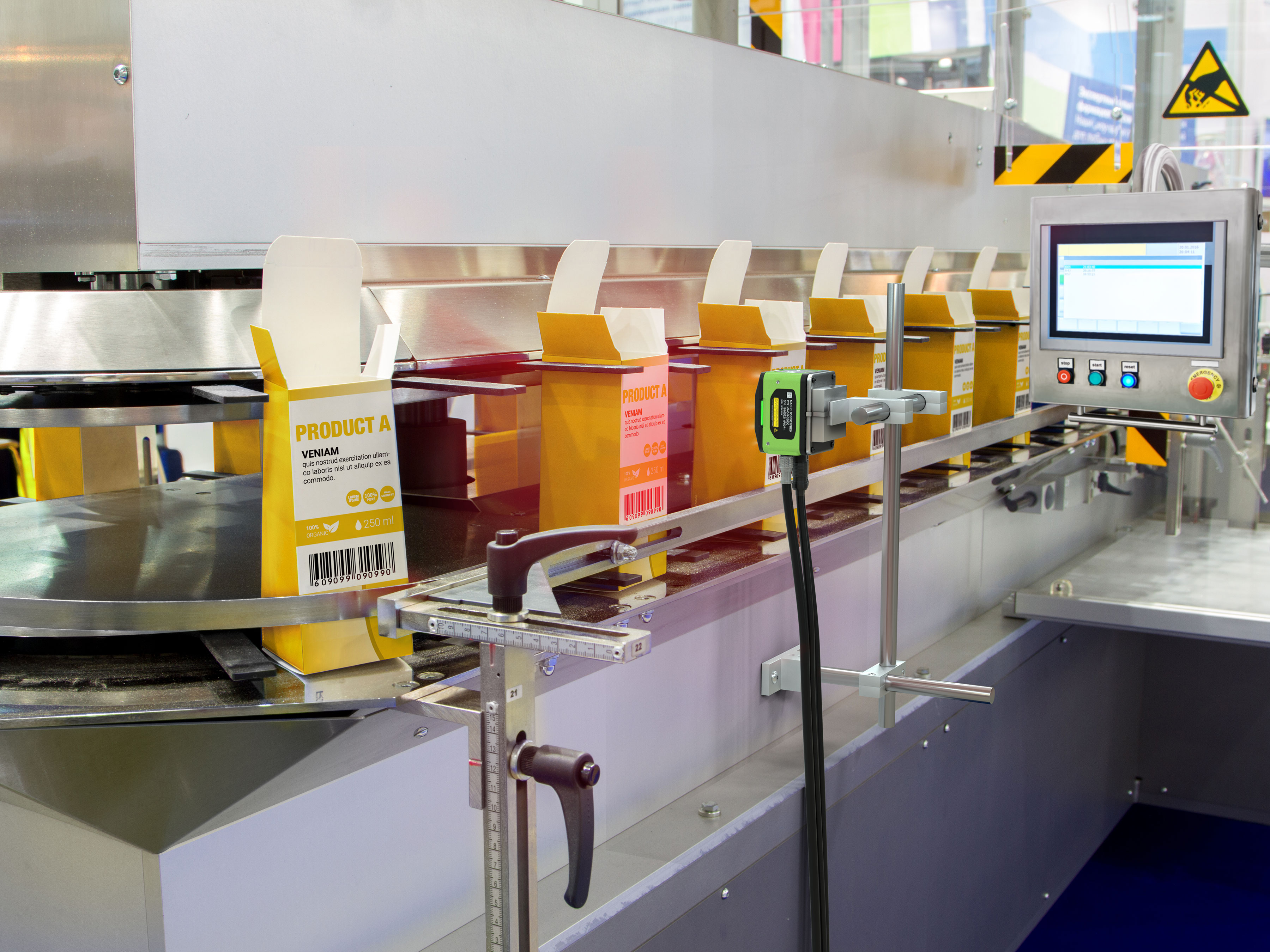 Zebra VS40 scanning print and applying labels in manufacturing