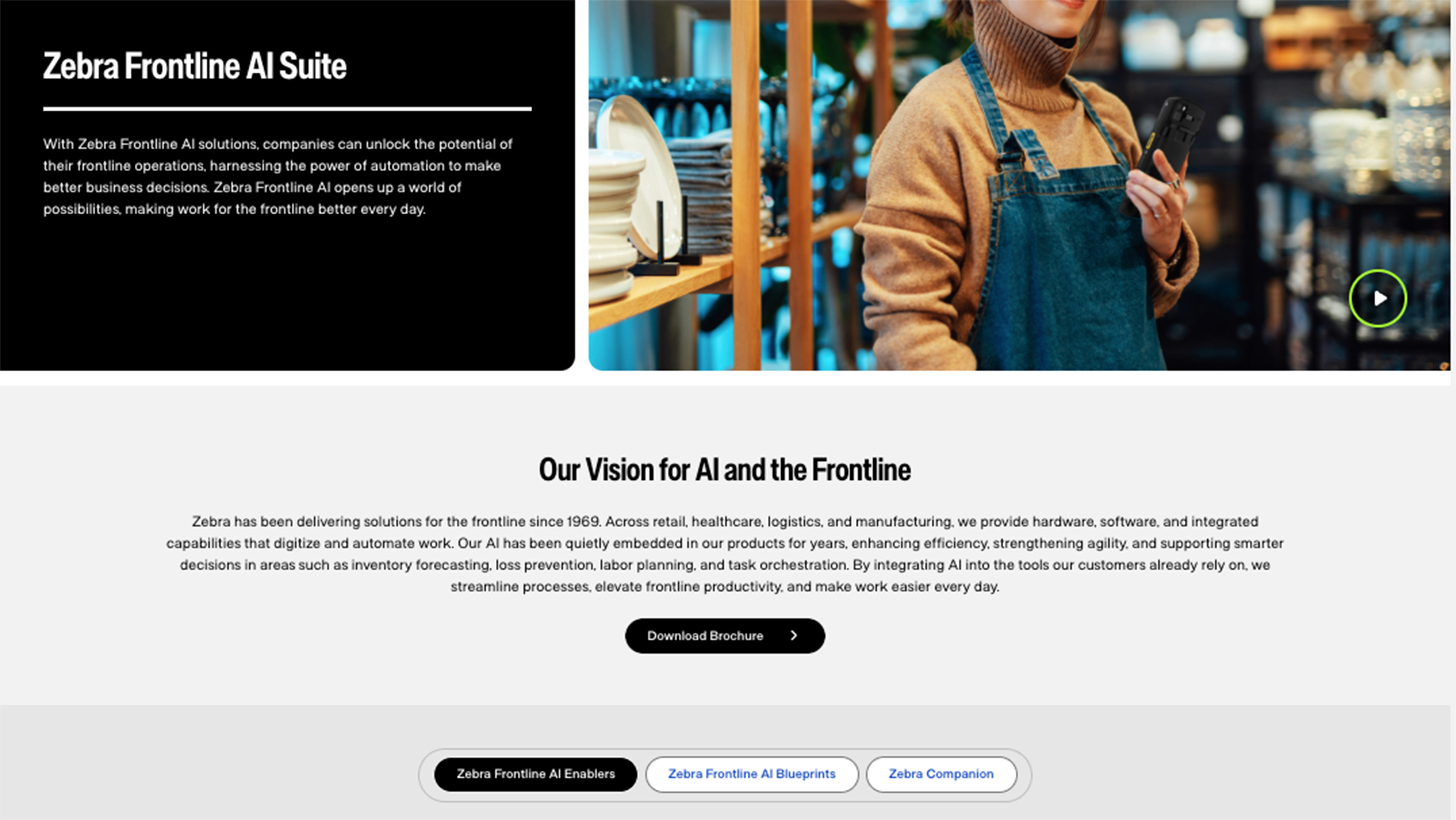 Zebra.com software category page
