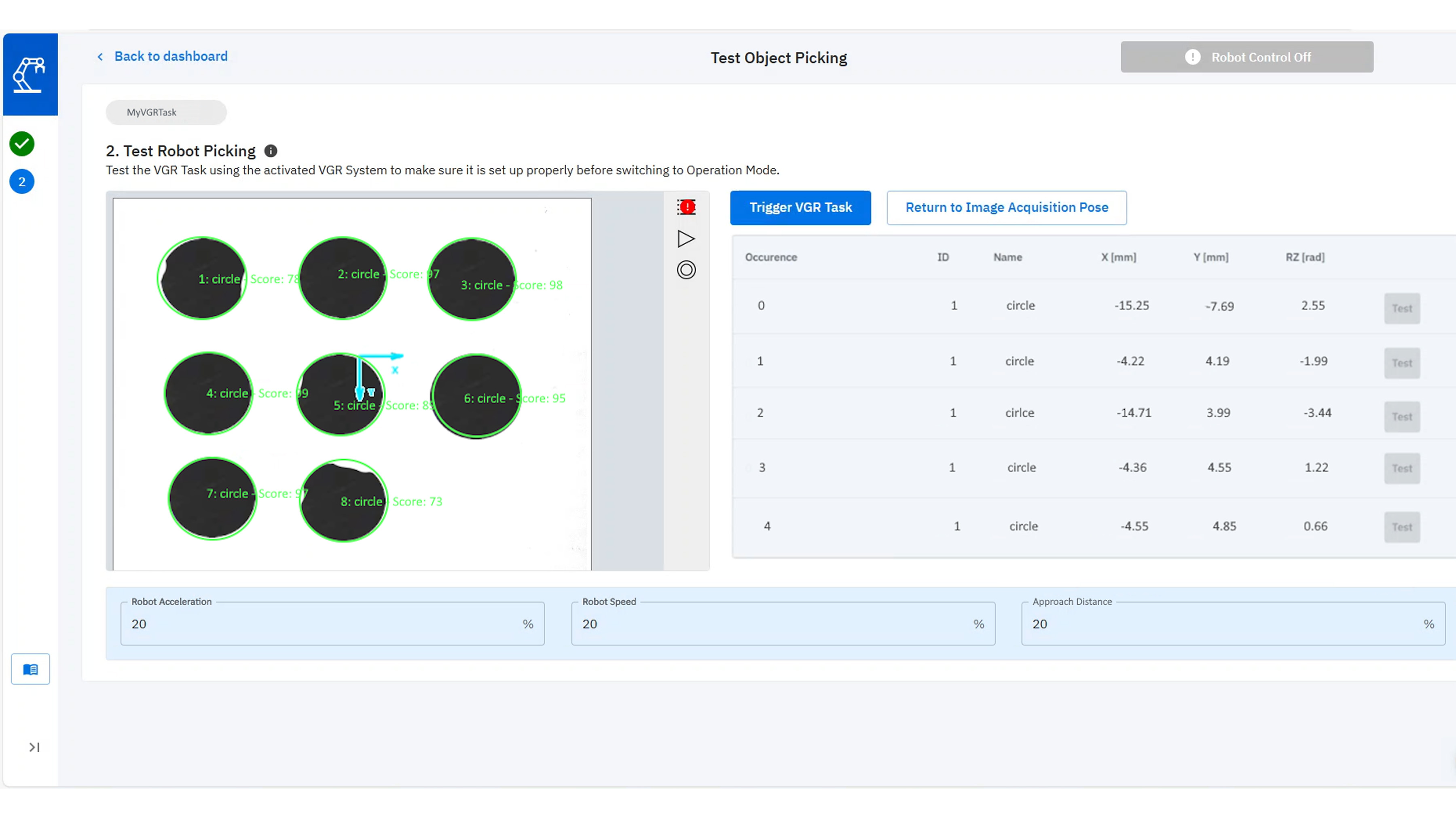 Aurora Vision-Guided Robotics Assistant Object Testing Screenshot 16:9 3600