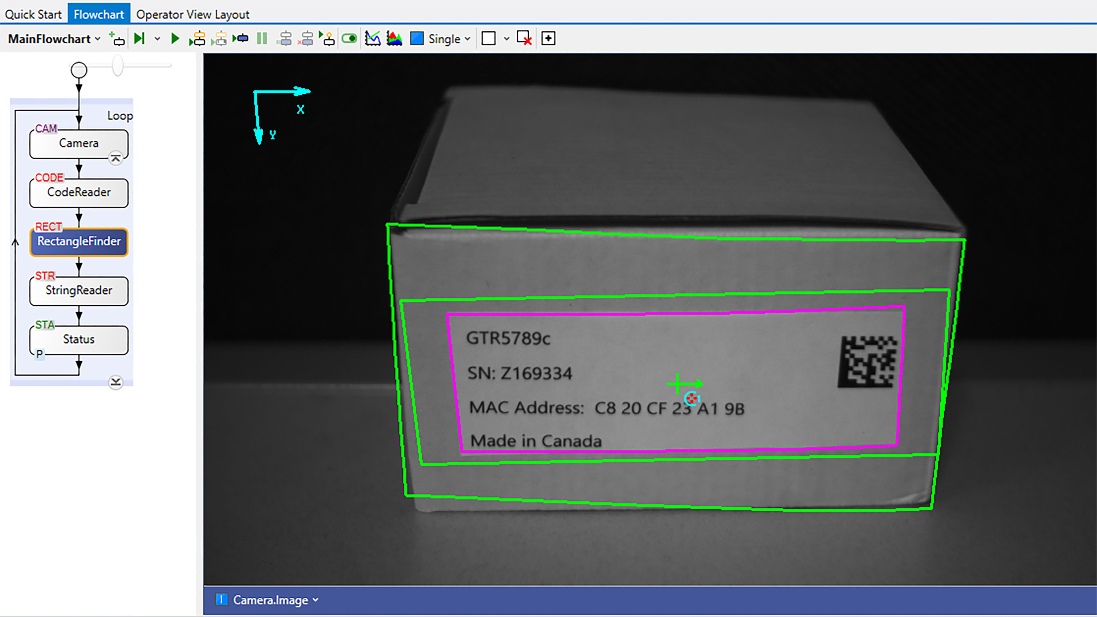 Screenshot of Aurora Design Assistant Label Presence Absence