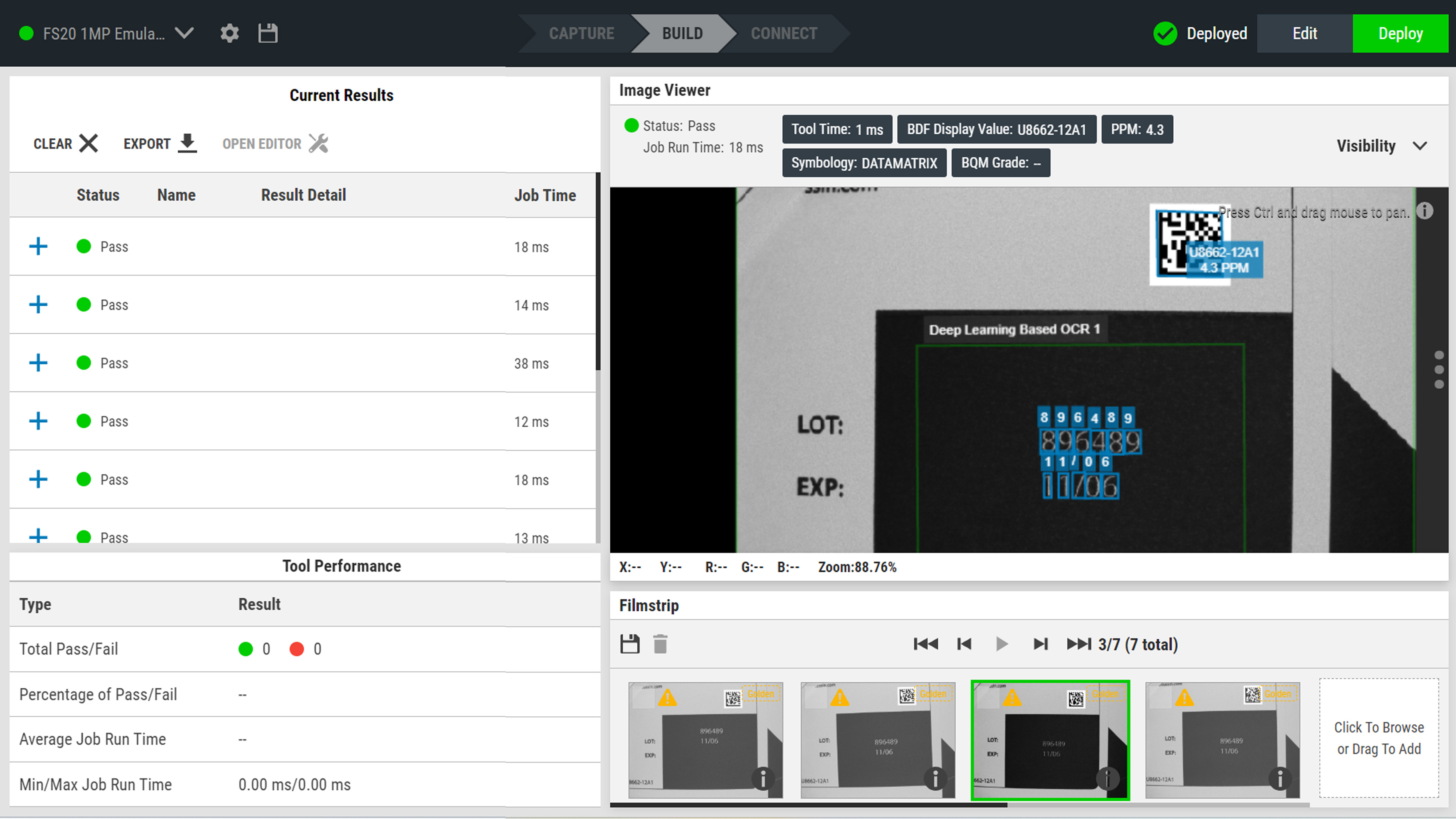 Software Aurora Focus Photography Website OCR Datamatrix 16x9 3600