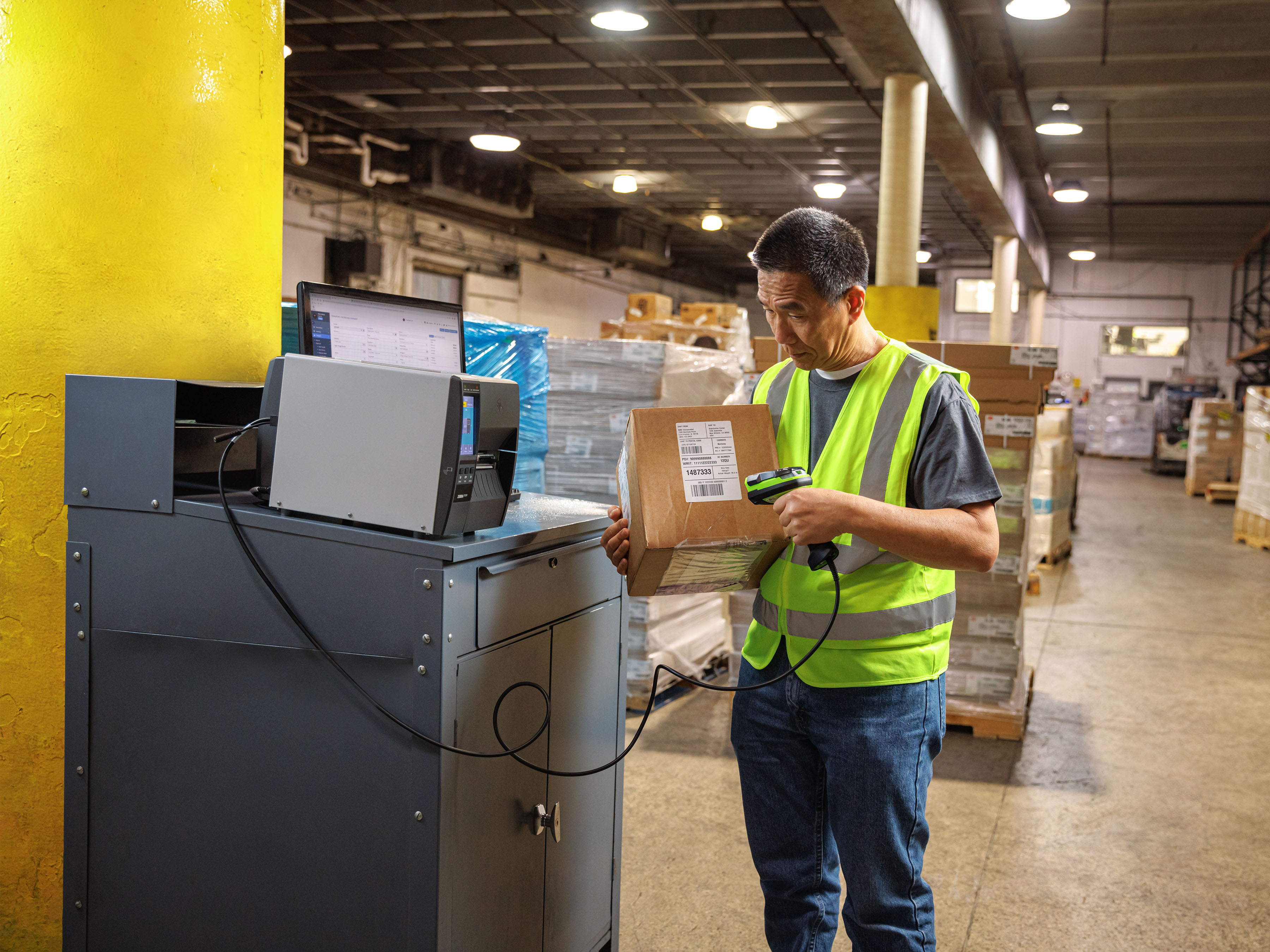 ZT231 Photography Website Warehouse Scanning Label Supplies 4x3