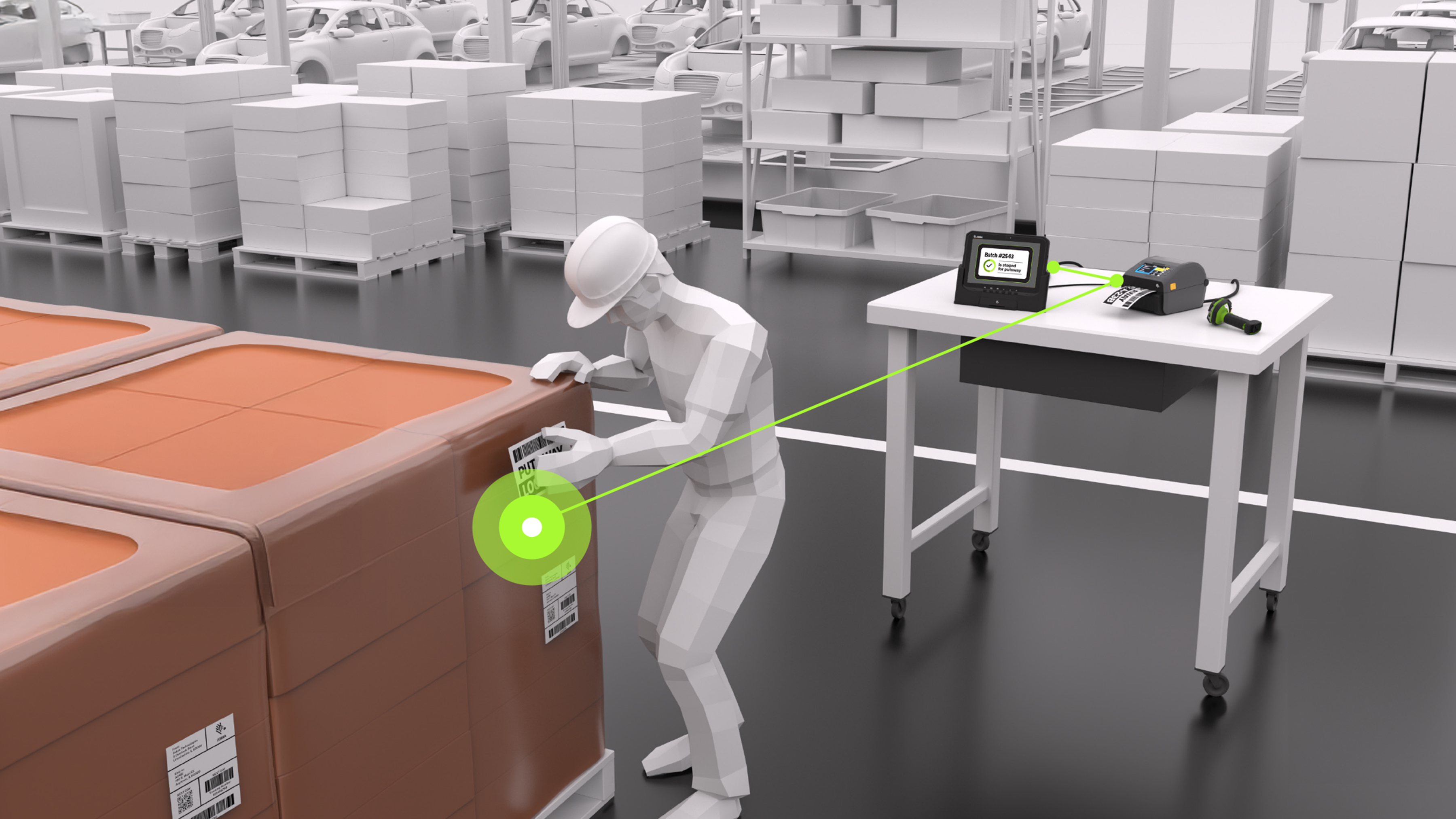 Power through industrial tasks with the dual-purpose Zebra ET40 rugged tablet, which serves as both a mobile device for scanning on the dock floor and a full desktop workstation when docked. Its IP68-rated design and Gorilla® Glass display ensure it can withstand the demanding conditions of any manufacturing or warehouse environment.