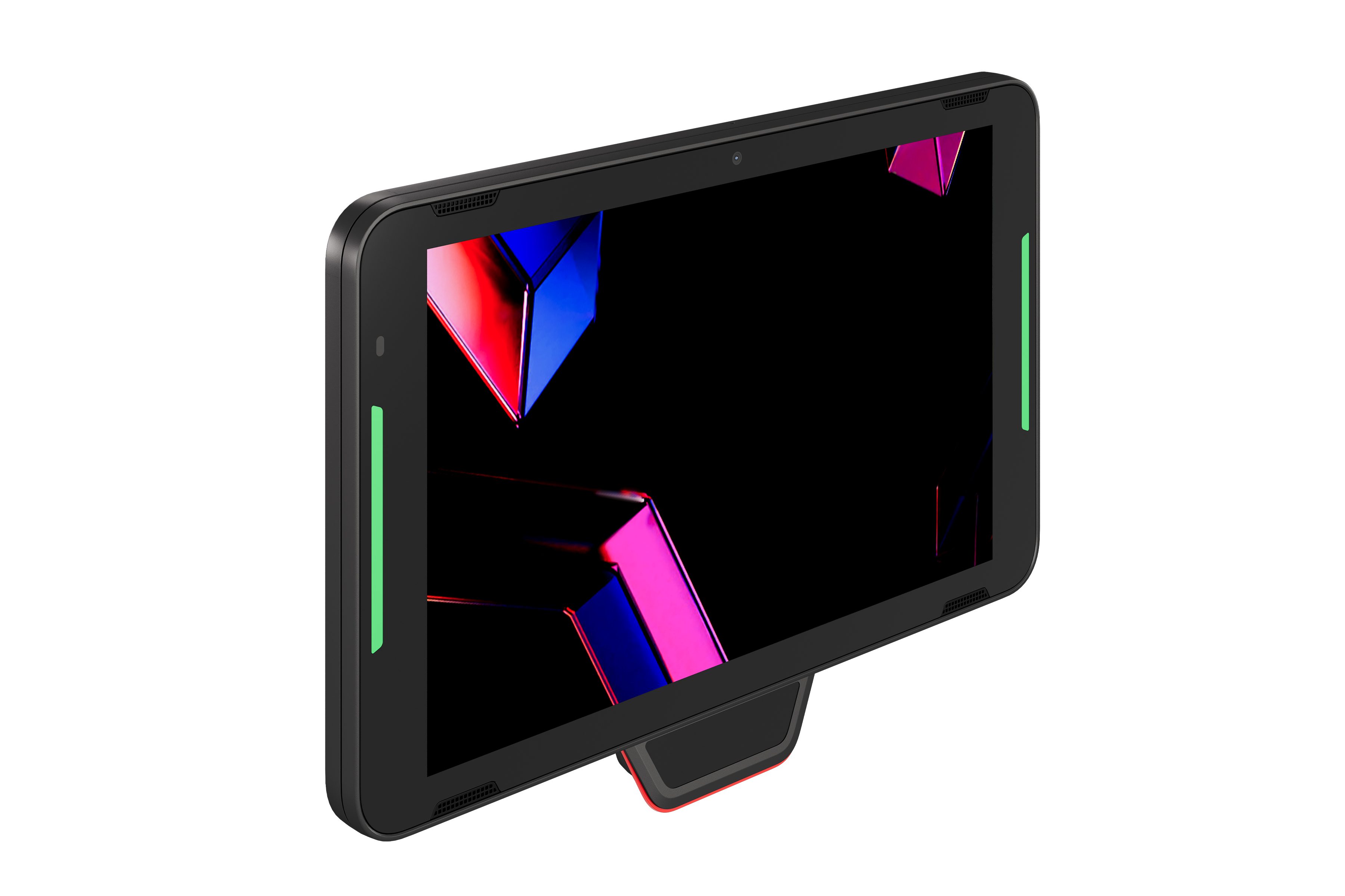 KC401 interactive kiosk in landscape view with scanner facing front right.