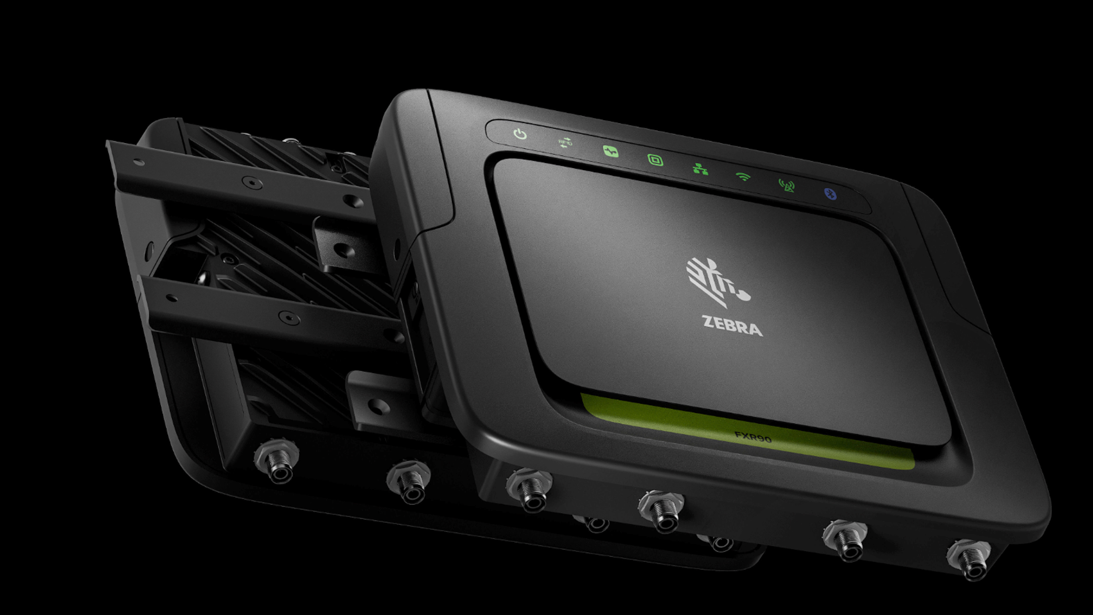Front beauty render of the FXR90 Ultra Rugged RFID Reader