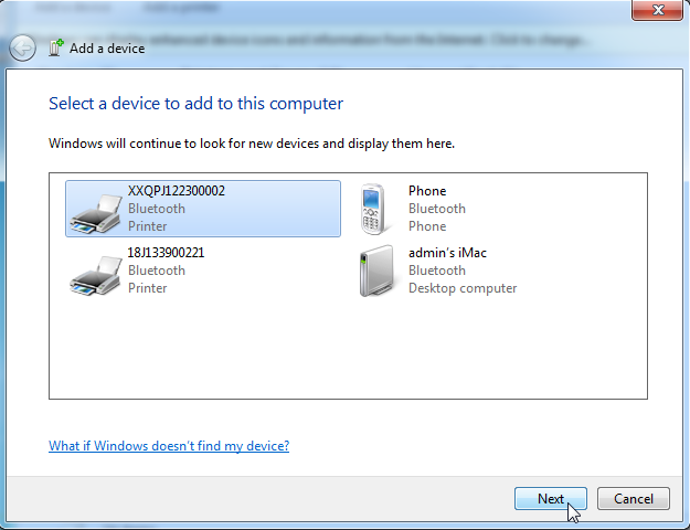 Windows 7 Bluetooth Setup For Zebra Printers Zebra