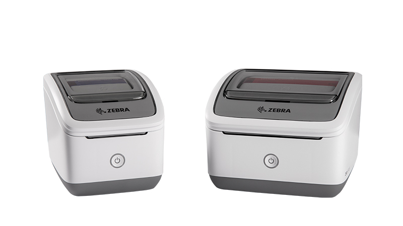 Front facing view of two SOHO Printers / ZSB label printers