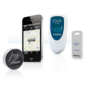 Zebra 전자 온도 센서 제품과 모바일 앱