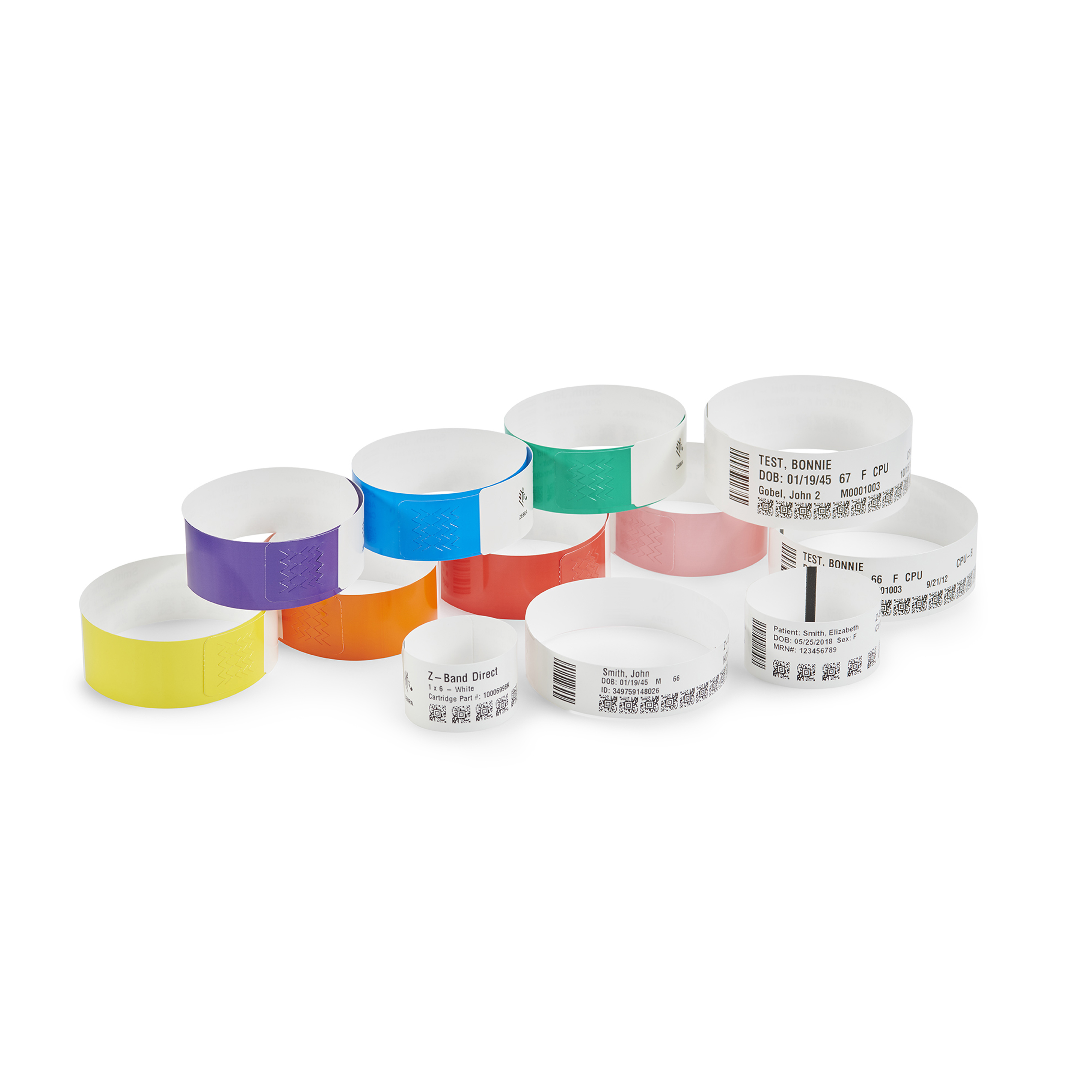 10006996K Z-Band Direct Wristband Cartridge Kit (White) Image