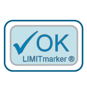 Etiqueta del indicador reversible de 18 °C LIMITmarker®