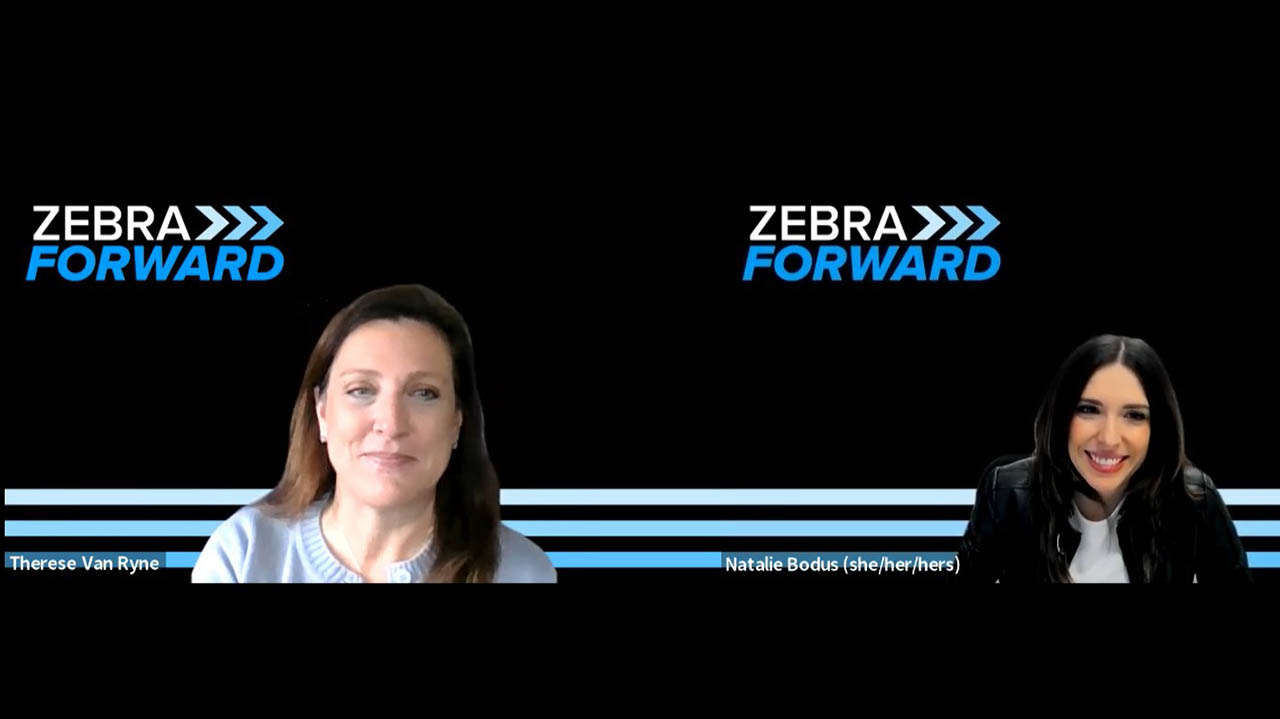 Therese Van Ryne and Natalie Bodus of Zebra Technologies