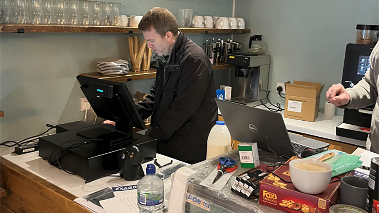 Workers at the Kimel Community Cafe