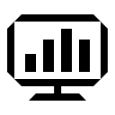 Intelligent-Edge-Lösungen, blaues Symbol