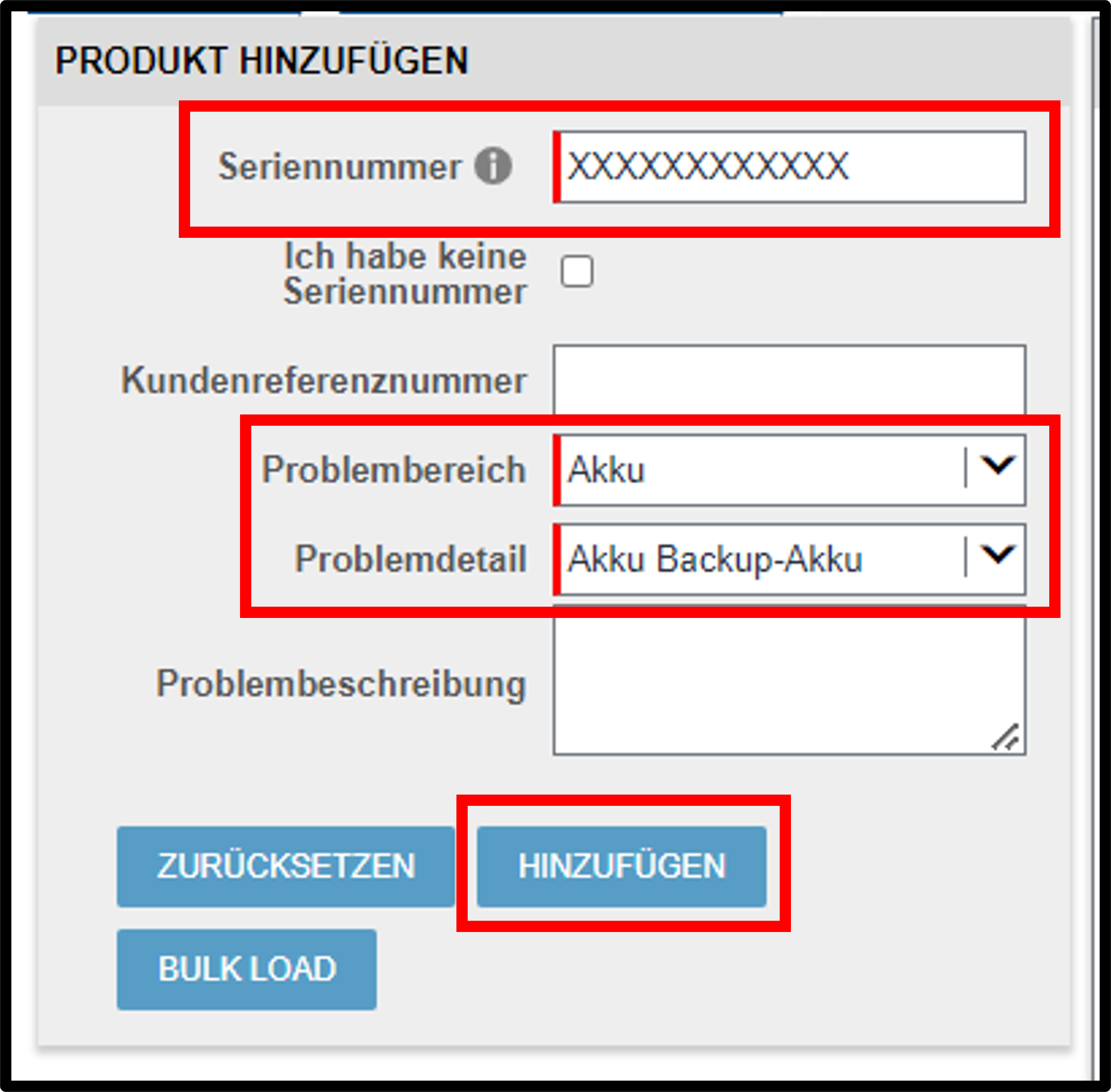 Akku-Garantieanspruch – Screenshot 1
