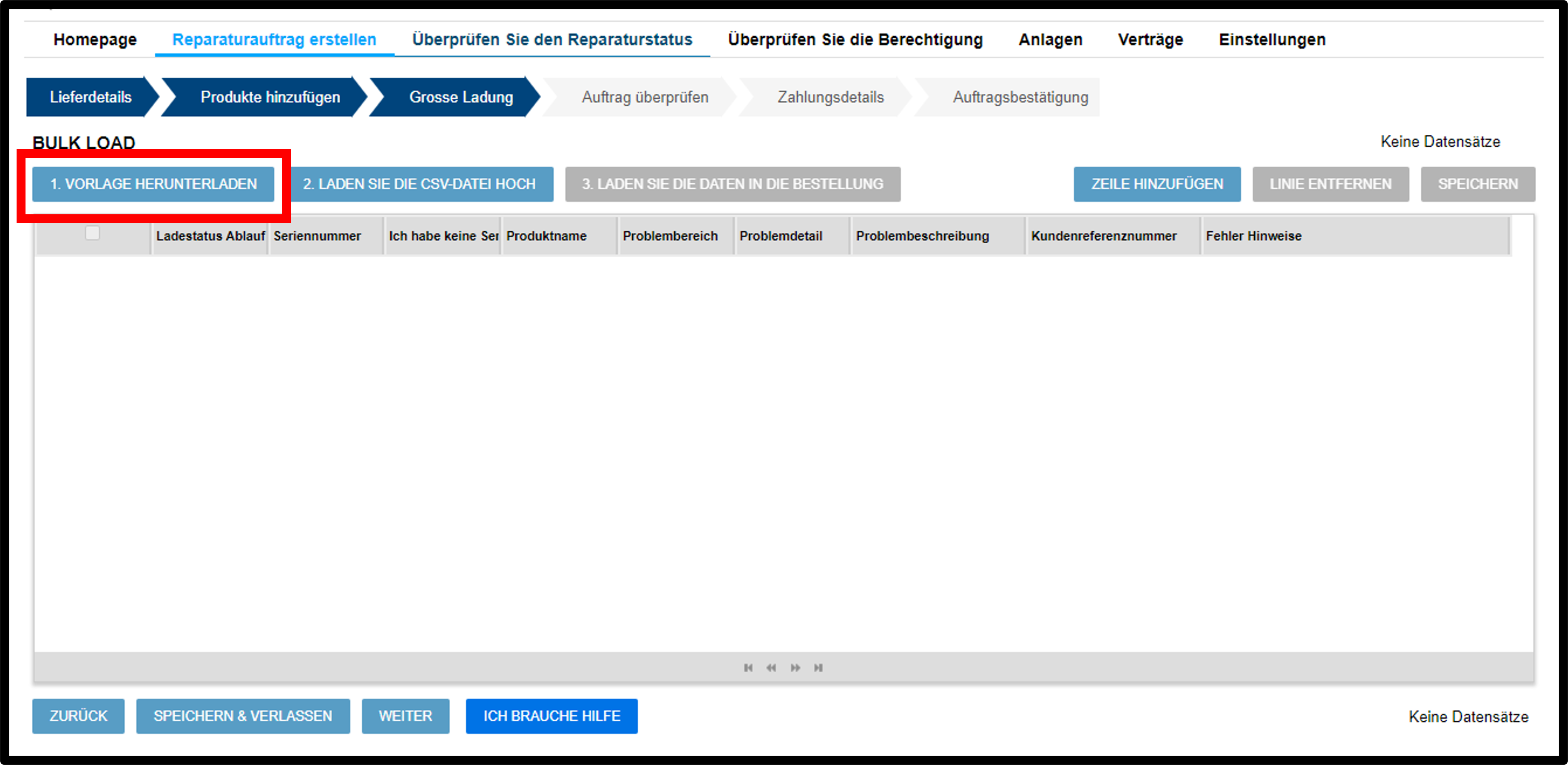 Bulk-Upload – Screenshot 2