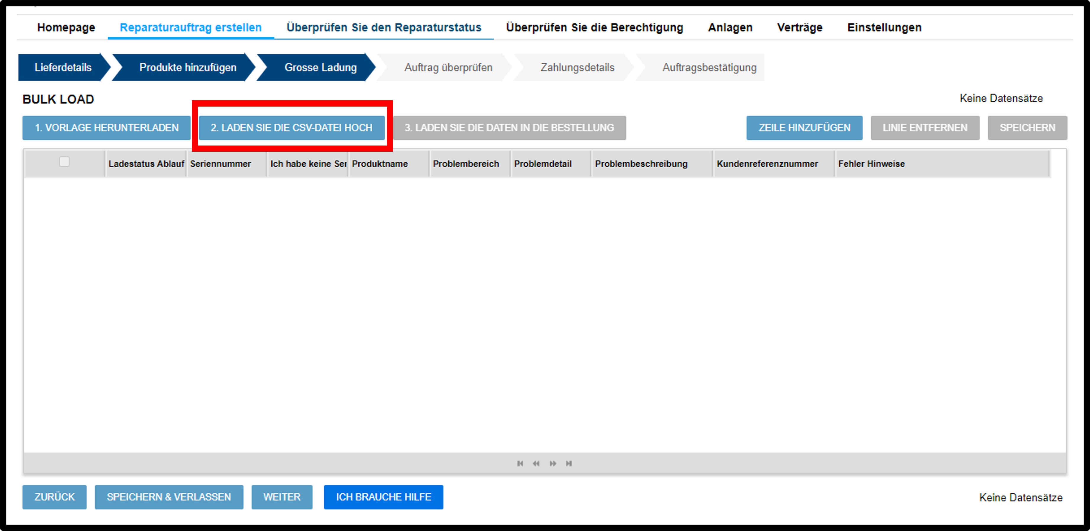 Bulk-Upload – Screenshot 3