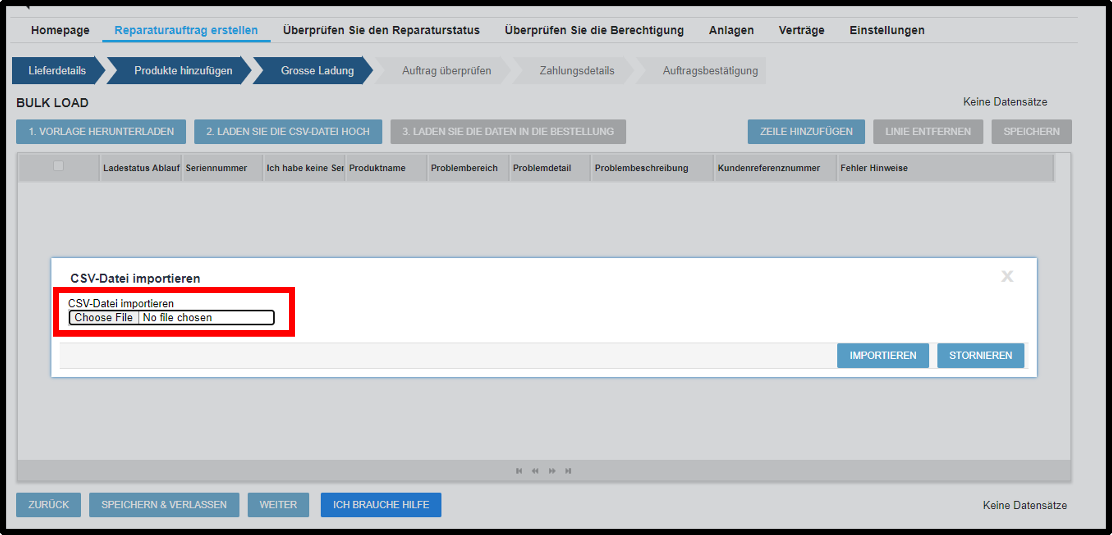 Bulk-Upload – Screenshot 4