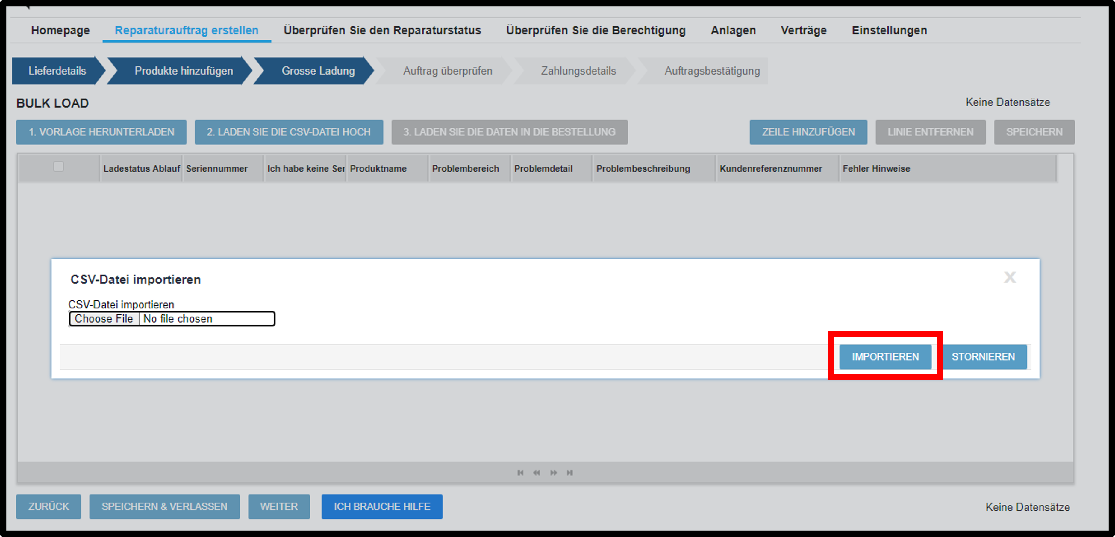 Bulk-Upload – Screenshot 5